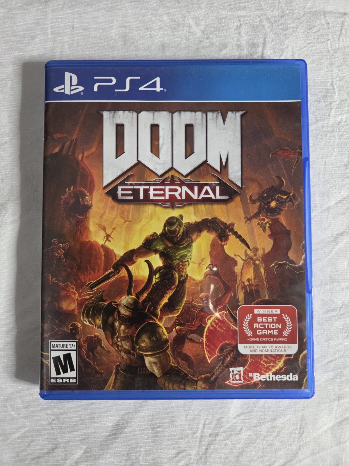Doom Eternal Sony PlayStation 4 Ps4 CIB Complete No Scratches