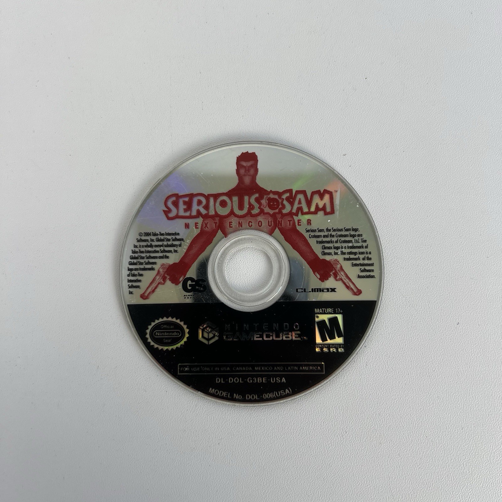 Nintendo Gamecube Serious Sam Next Encounter DISC ONLY; FREE SHIP US