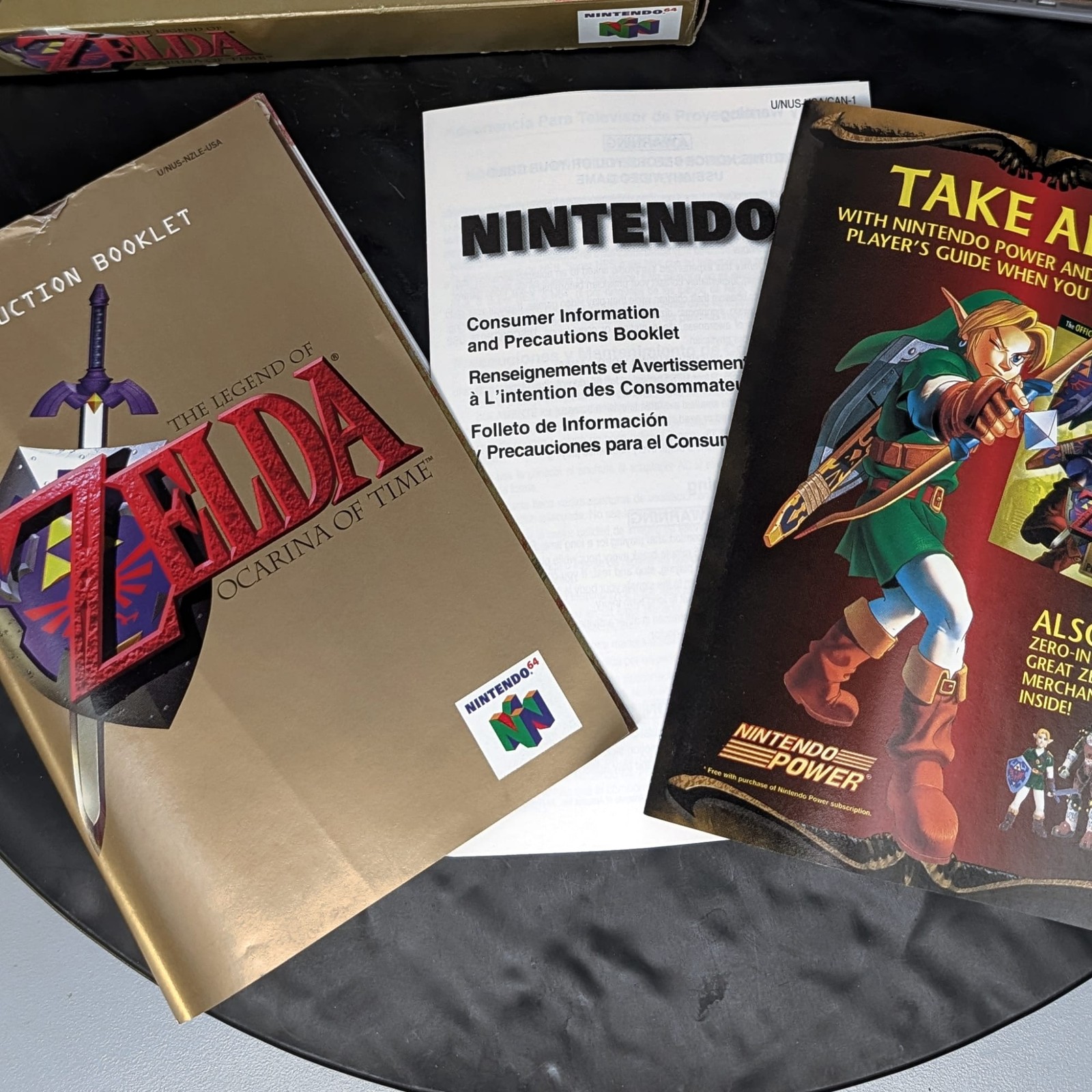 Nintendo 64 N64 The Legend of Zelda Ocarina of Time Complete CIB Box AUTHENTIC