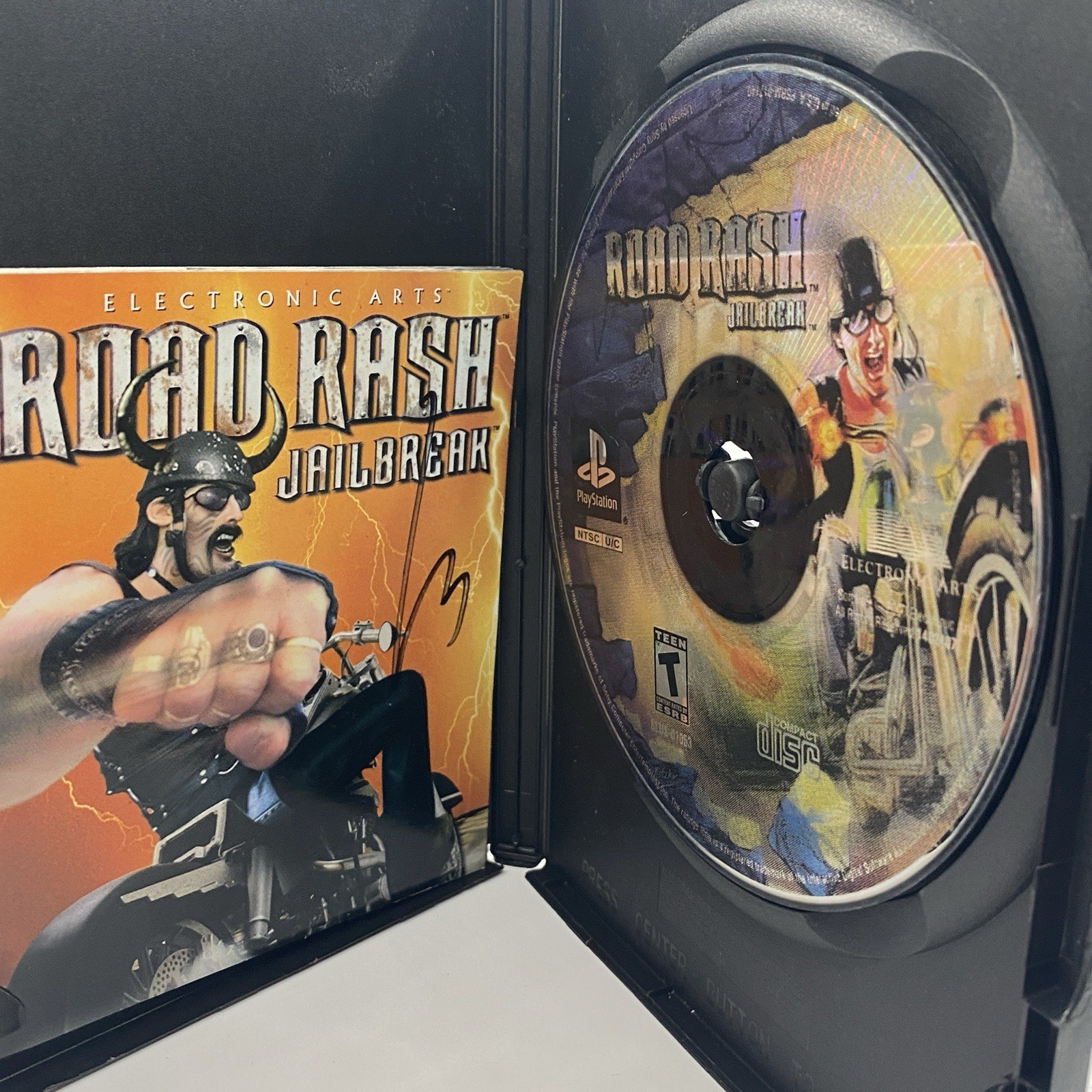 Road Rash Jailbreak Sony PlayStation 1, 2000 PS1 Disc ONLY W/MANUAL Tested Works