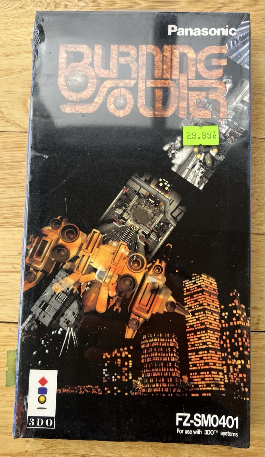 Burning Soldier 3DO 3D0 New, Sealed Panasonic Genki