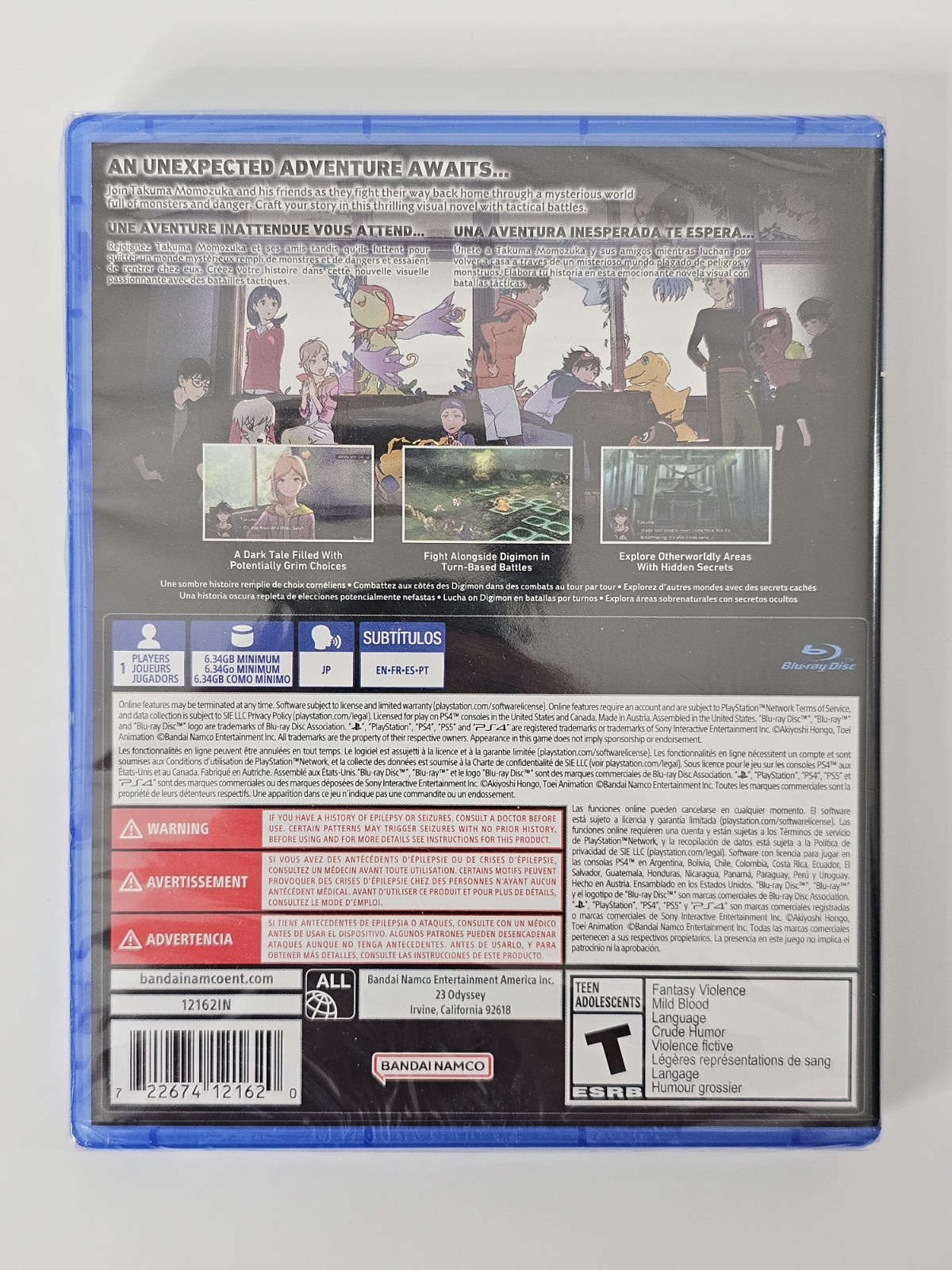Digimon Survive (Sony PlayStation 4, 2022) – Brand New Factory Sealed