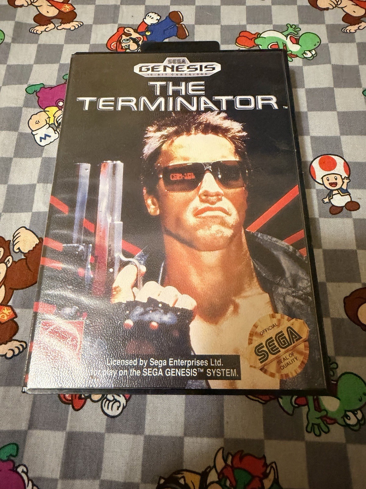 Terminator (Sega Genesis, 1991) Complete In Box CIB With Poster & Registration