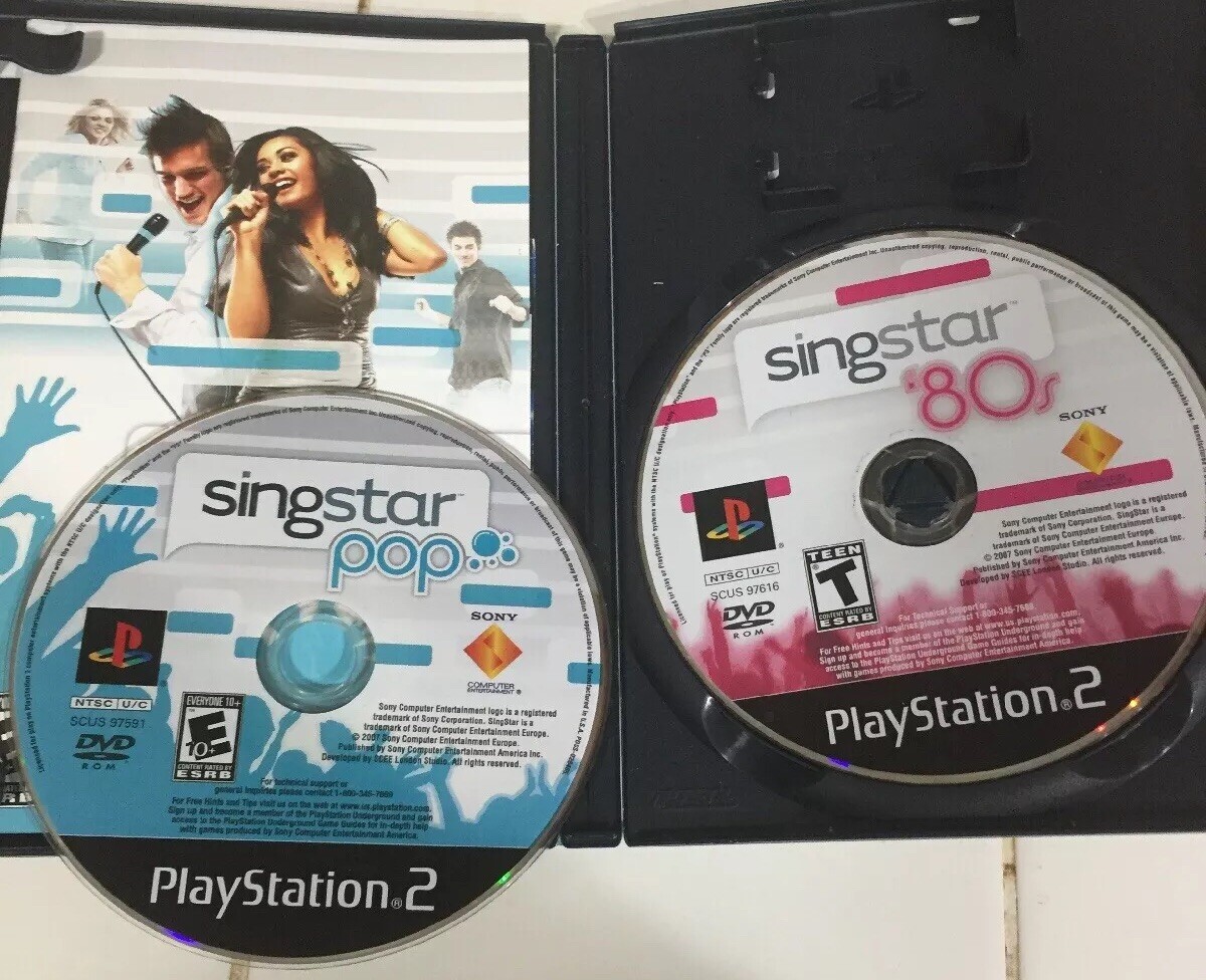 SingStar: Pop (Sony PlayStation 2, 2007) – European Version