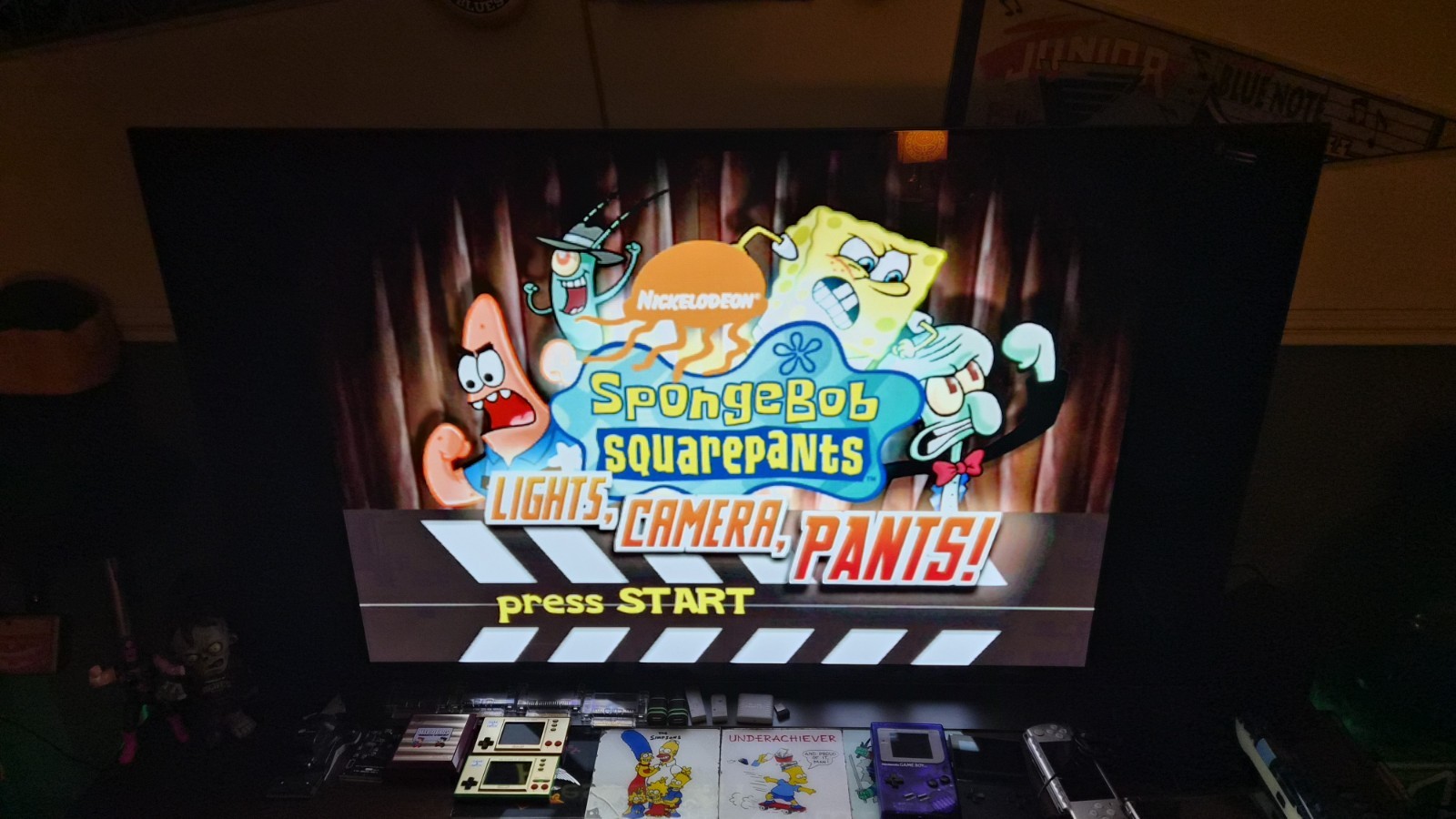 SpongeBob SquarePants: Lights, Camera, Pants (Microsoft Xbox, 2005) NO MANUAL