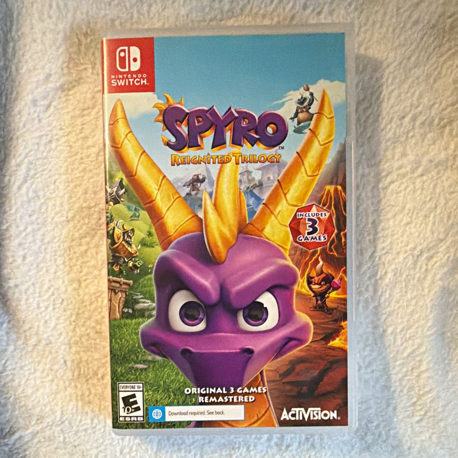 Activision Spyro Reignited Trilogy for Nintendo Switch, E10+, Remastered