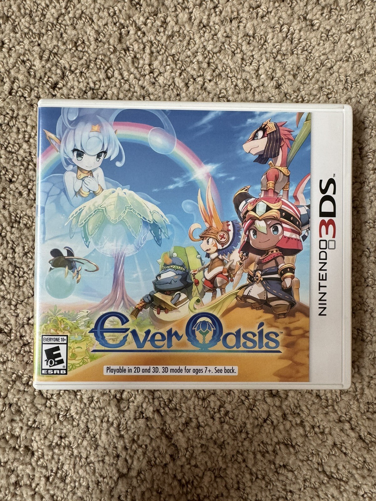 Ever Oasis (Nintendo 3DS, 2017) Authentic U.S. Game Complete CIB RARE
