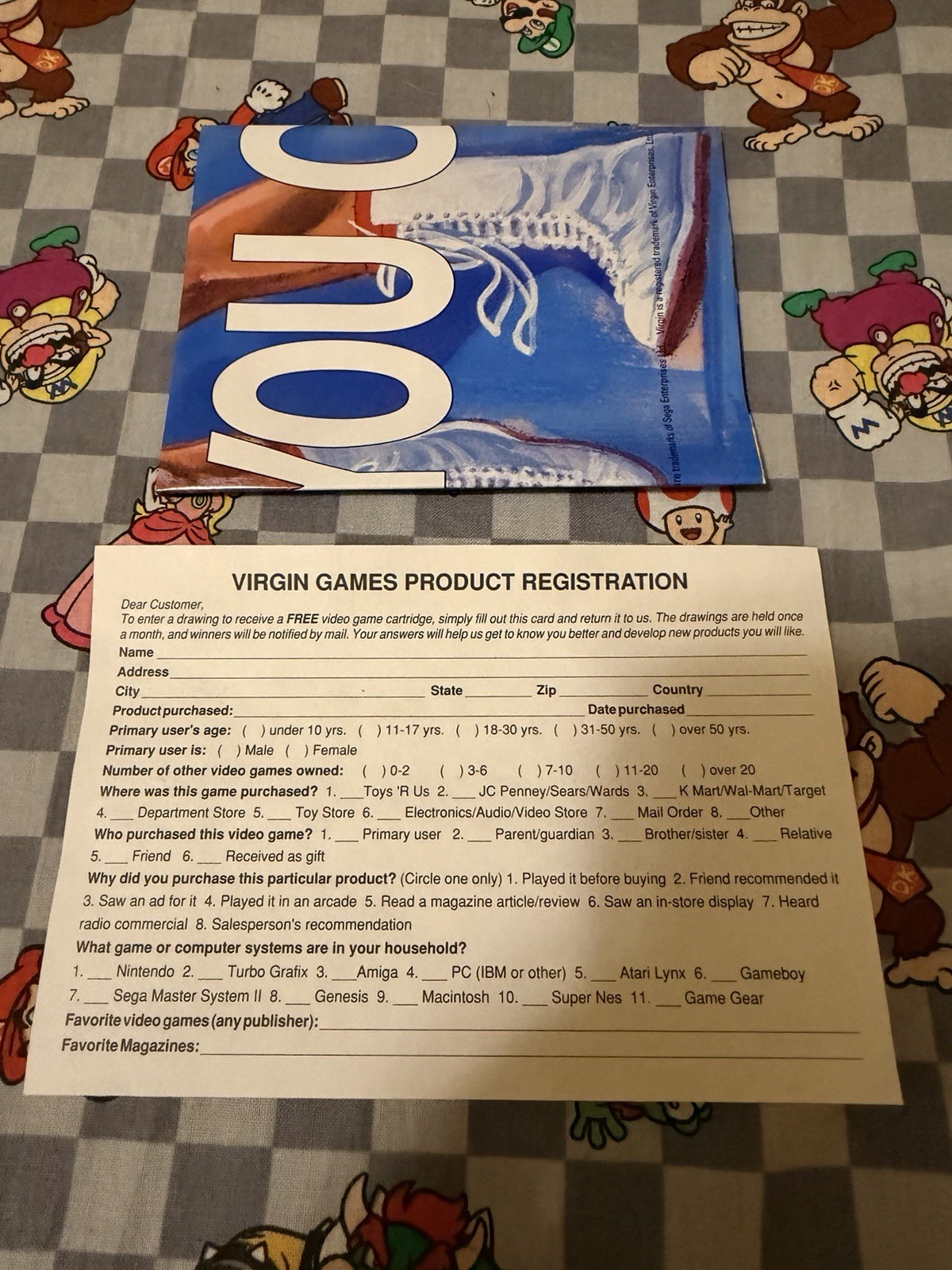 Terminator (Sega Genesis, 1991) Complete In Box CIB With Poster & Registration