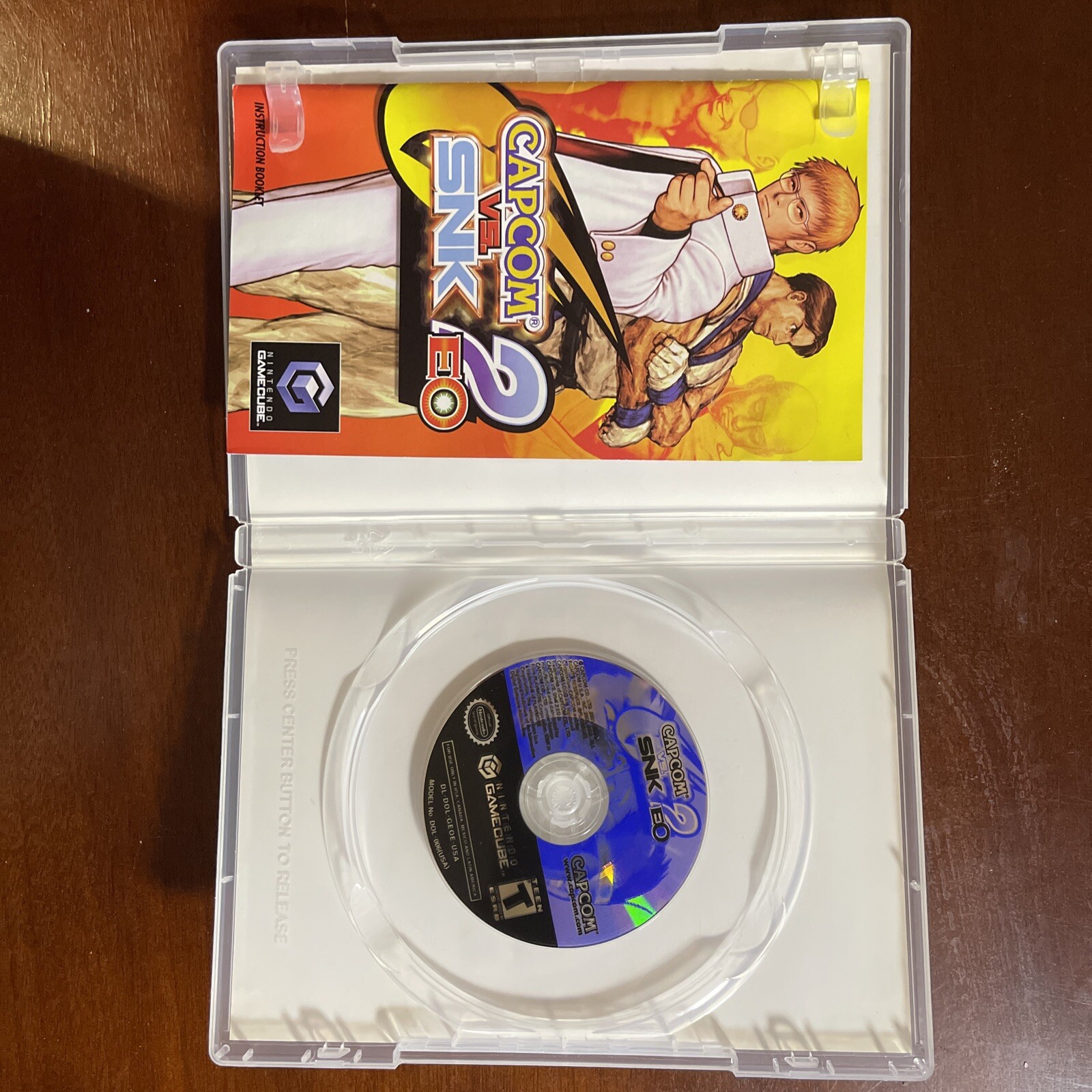 Capcom vs. SNK 2: EO (Nintendo GameCube, 2002) Replacement Case