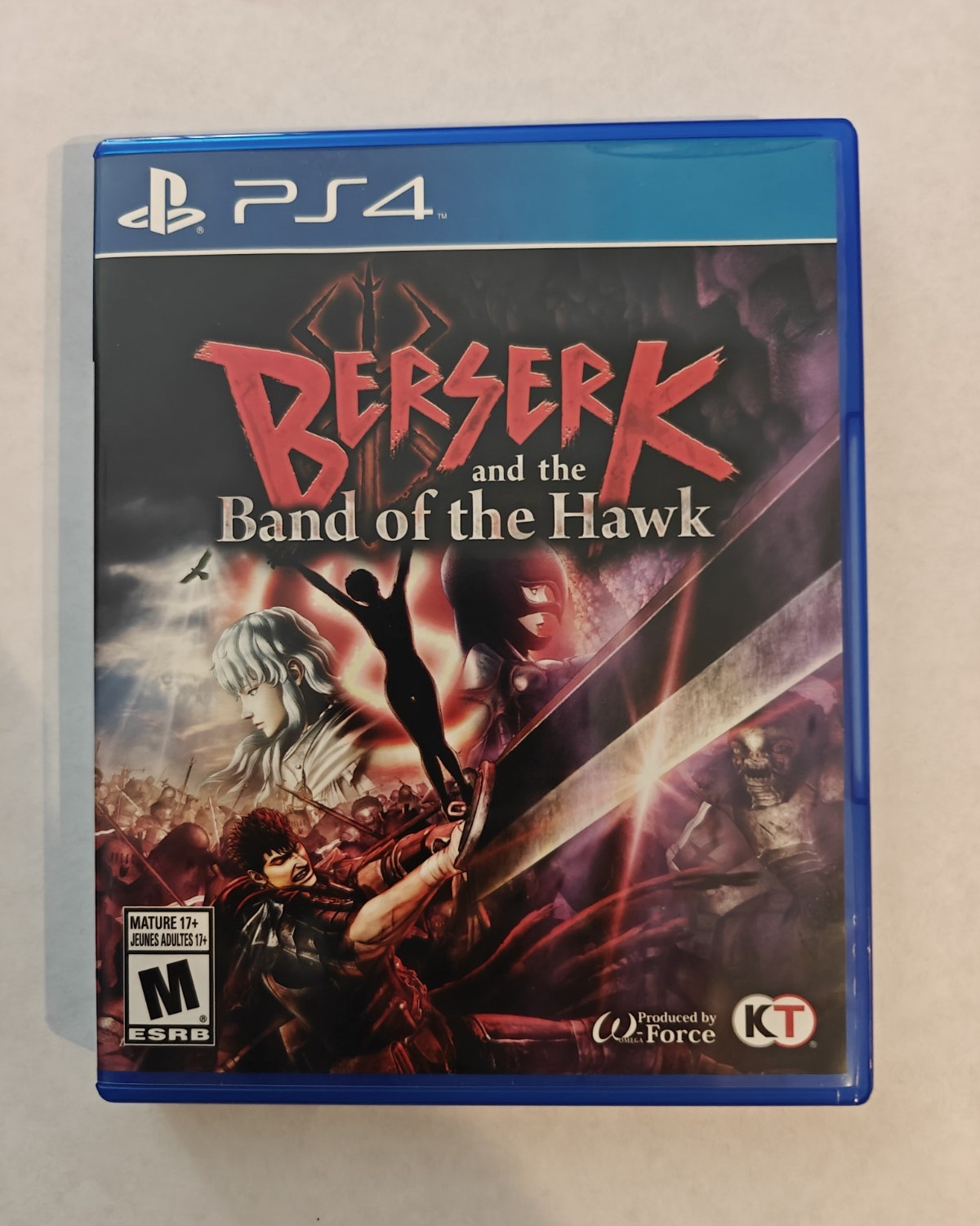 KOEI TECMO Berserk and the Band of the Hawk PS4 M NTSC-U/C 2017 Manual