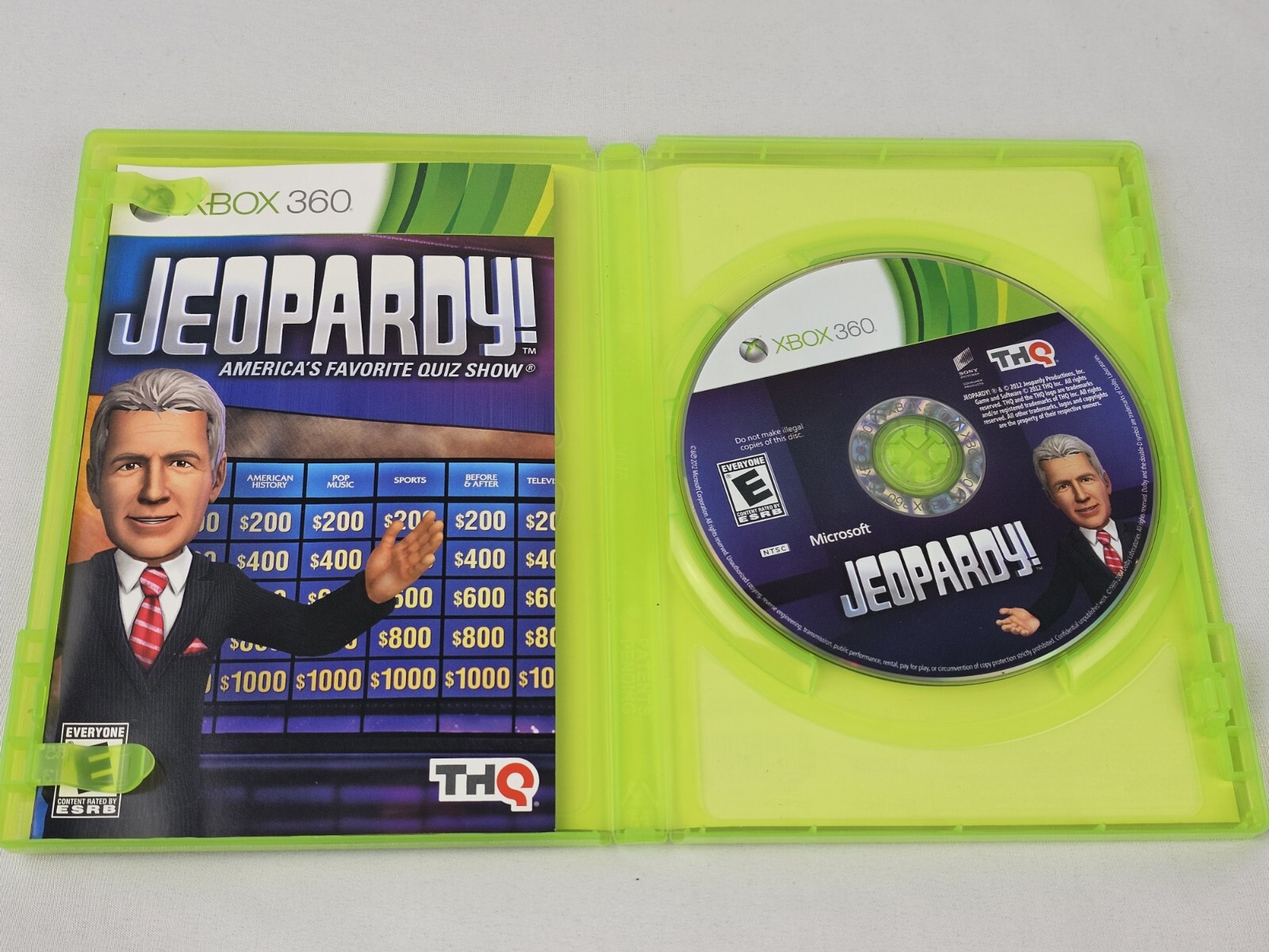 Jeopardy America’s Favourite Quiz Show Xbox 360 2012 Complete Alex Trebek