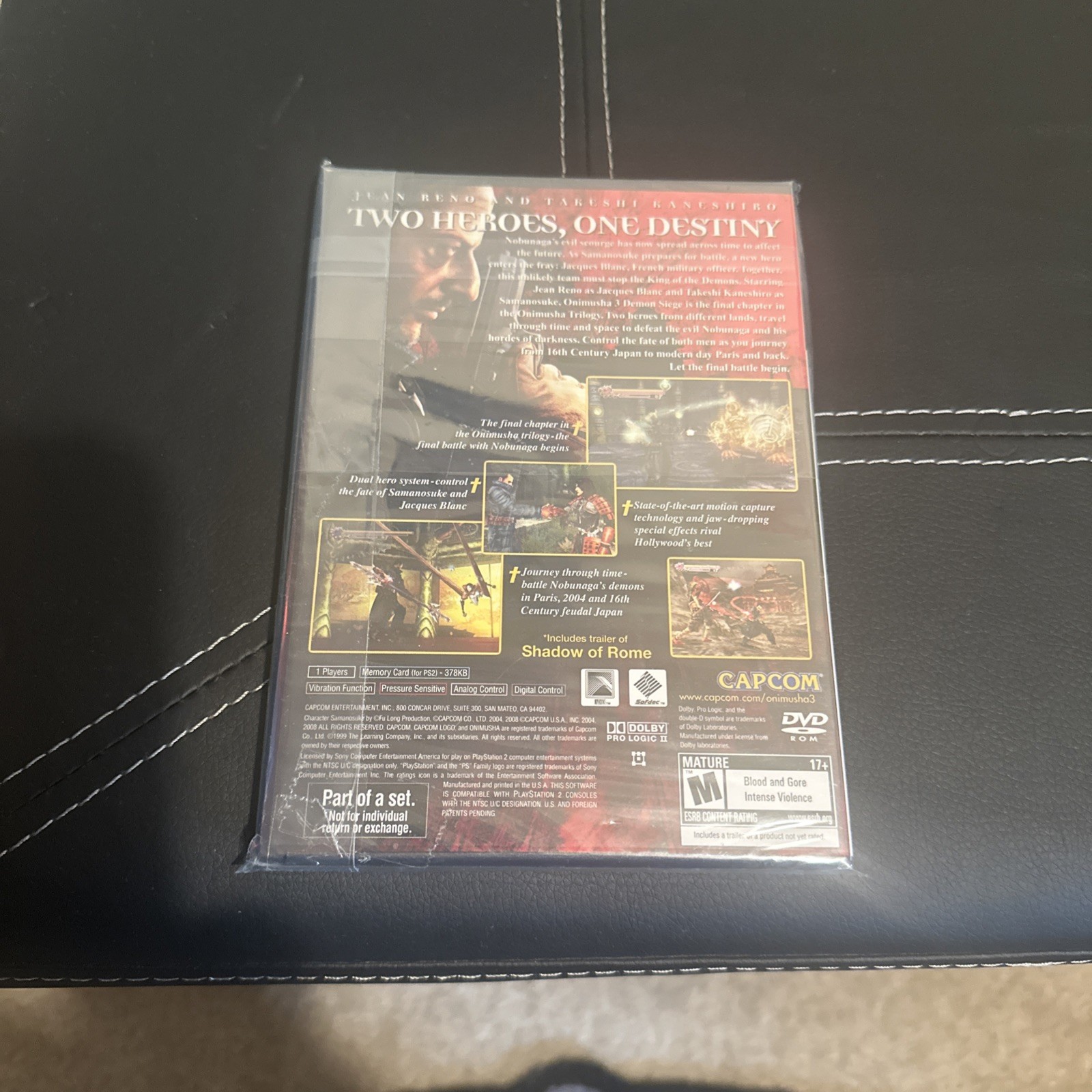 Onimusha Collection Ps2(Brand New) Warlords 2 3 Dawn of Dreams Blade Warriors