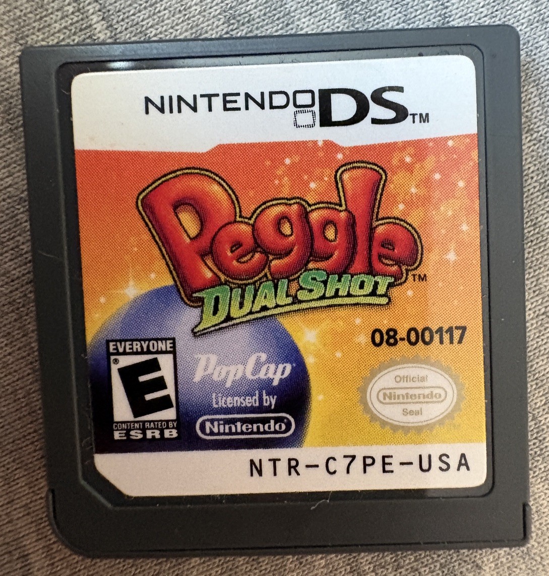 Peggle Dual Shot (Nintendo DS) Loose Cartridge Authentic Played & Tested