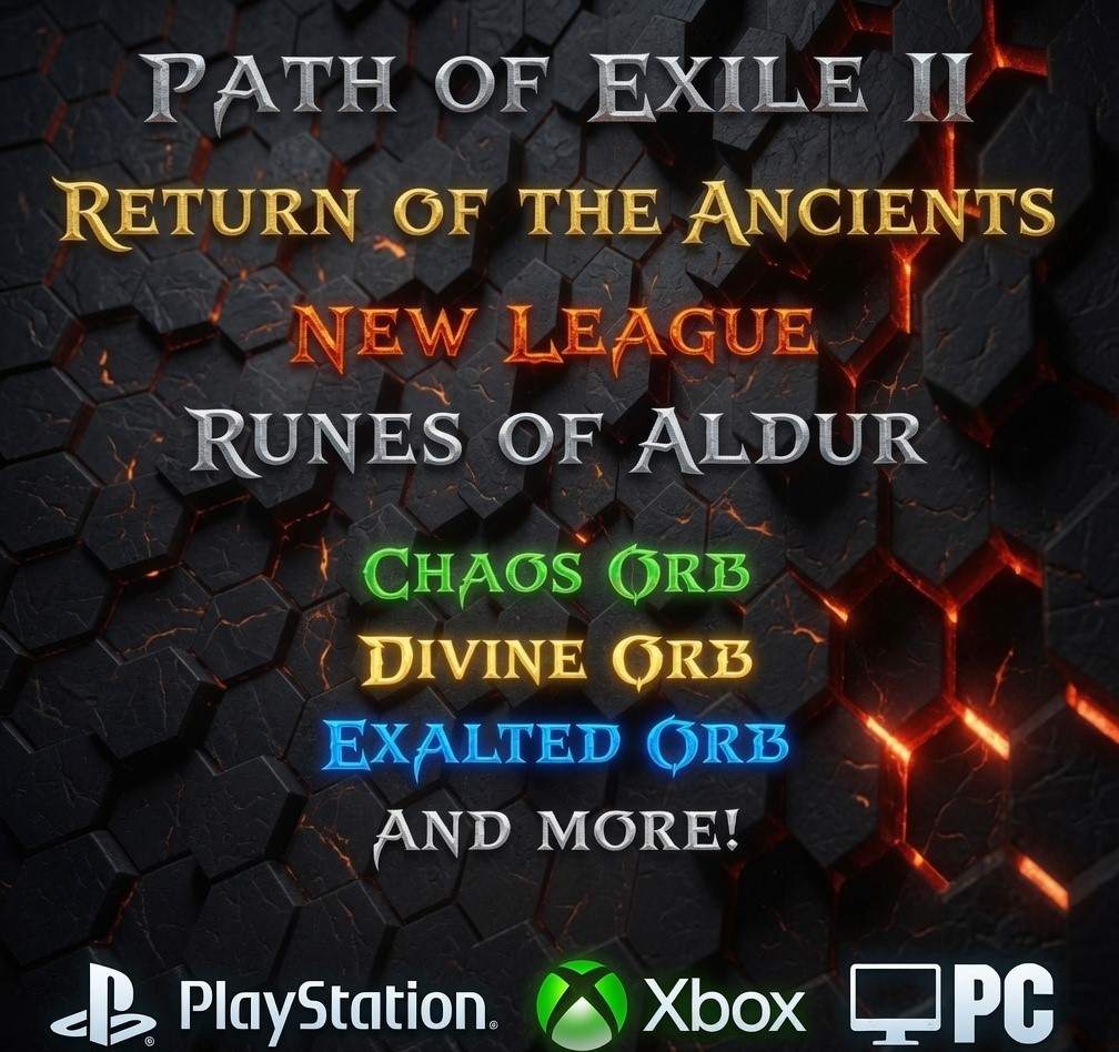 ✨Path of Exile 2✨Exalted & Chaos & Divine Orb✨New League✨Return of the Ancients✨