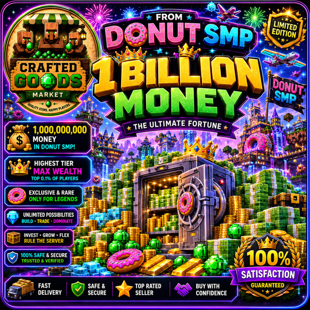 DonutSMP Money! | 1 Billion 💸💸💸💸FAST DELIVERY | BEST PRICE