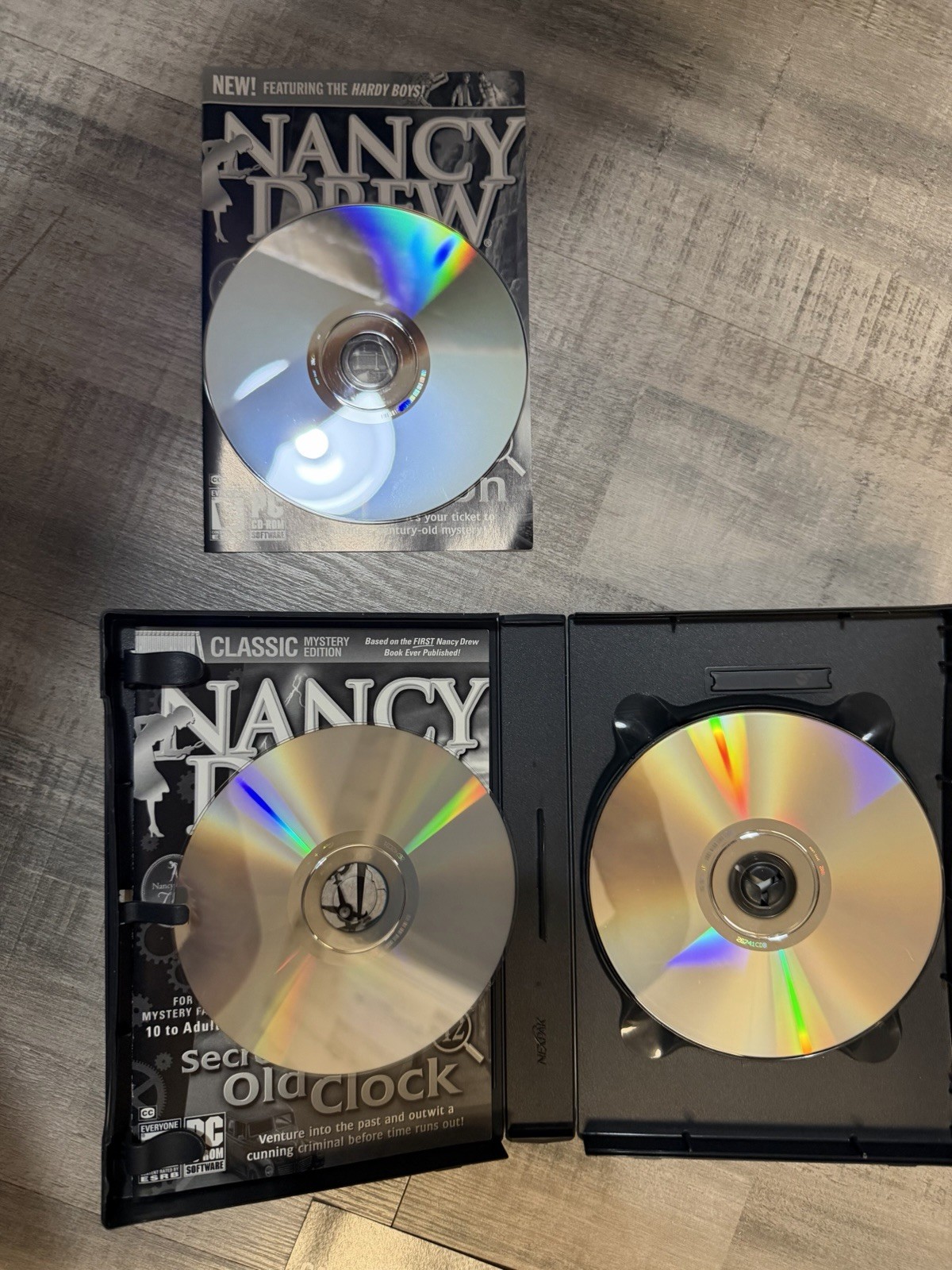 Nancy Drew Double Dare 3 & 4 PC Games Lot Tested Complete Shadow Ranch Blackmoor
