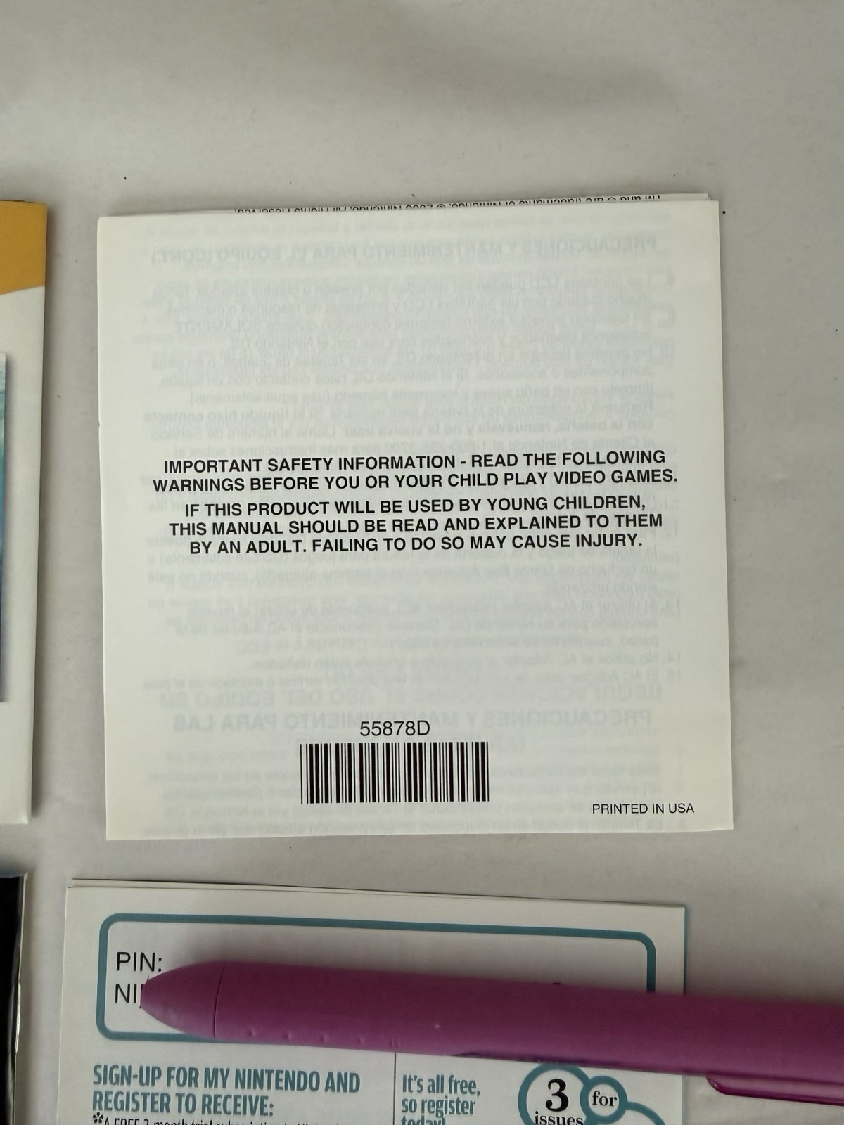 Pokemon Diamond Version – Case + Inserts Only – No Game