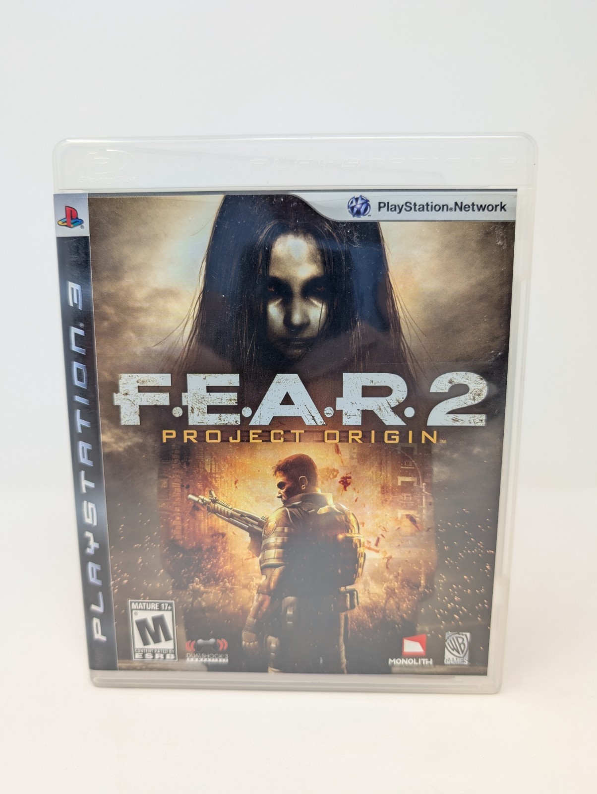F.E.A.R. 2 Project Origin (PlayStation 3, 2009) Complete CIB W/ Manual Tested