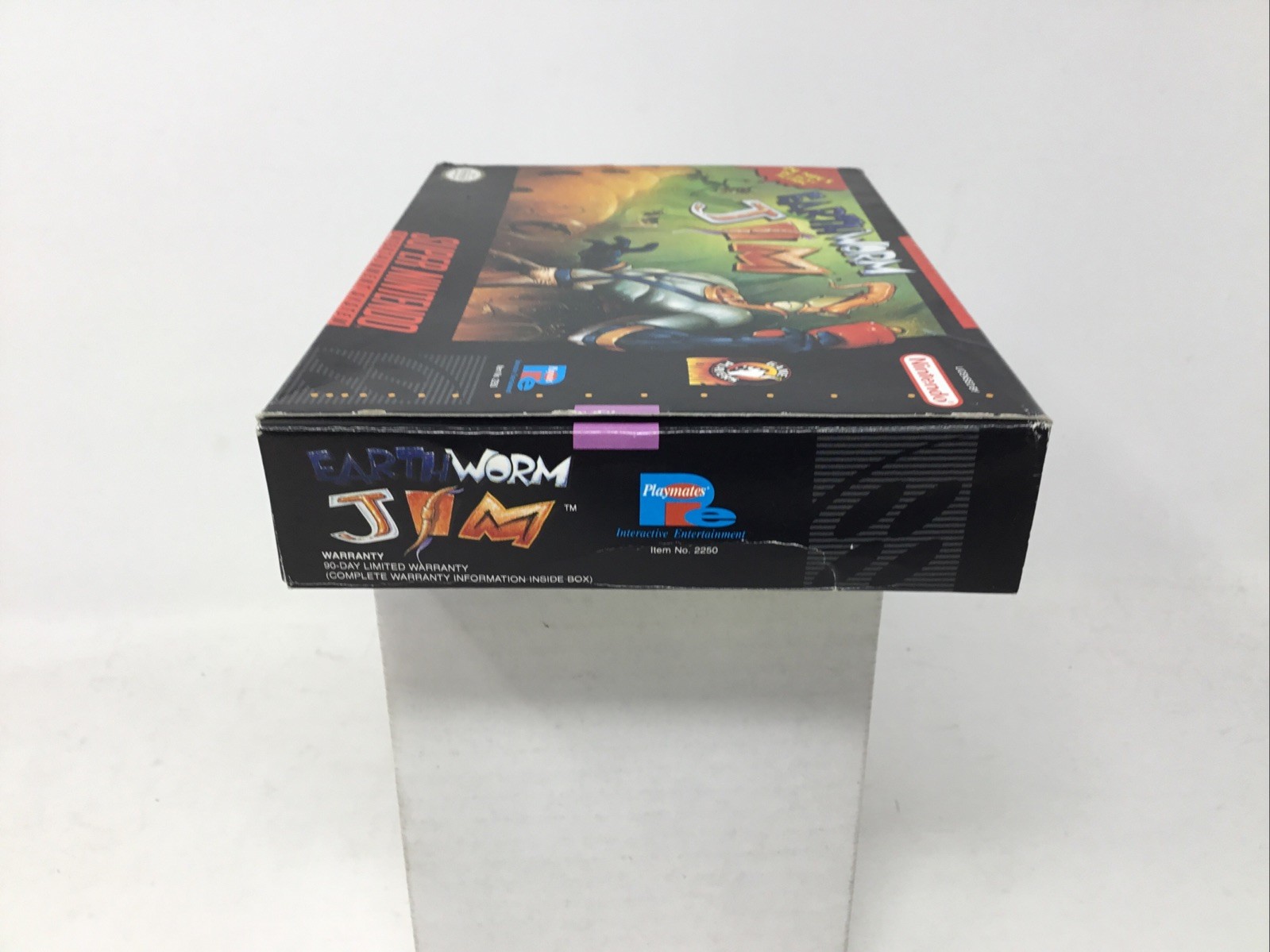AUTHENTIC Earthworm Jim Untested! (Super Nintendo SNES) In Box No Booklet