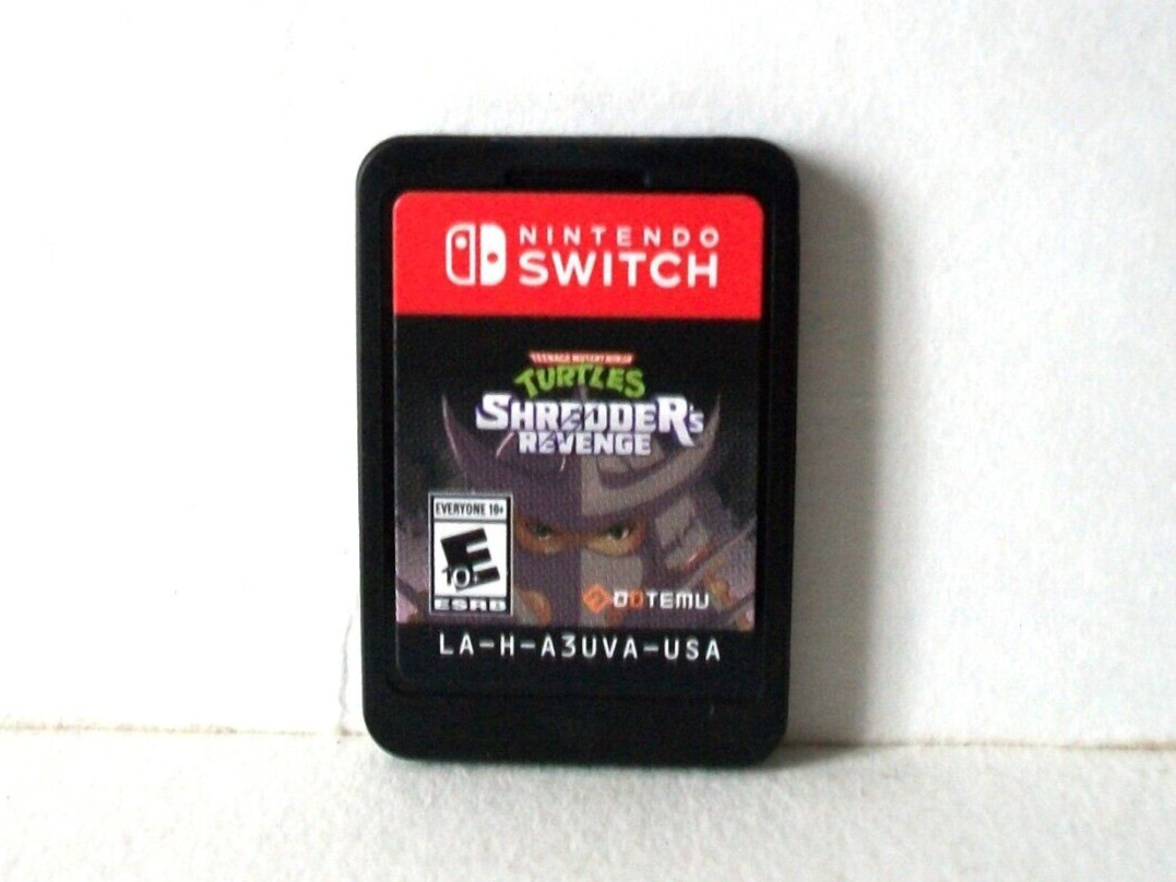 Teenage Mutant Ninja Turtles TMNT Shredder’s Revenge Nintendo Switch Game Action