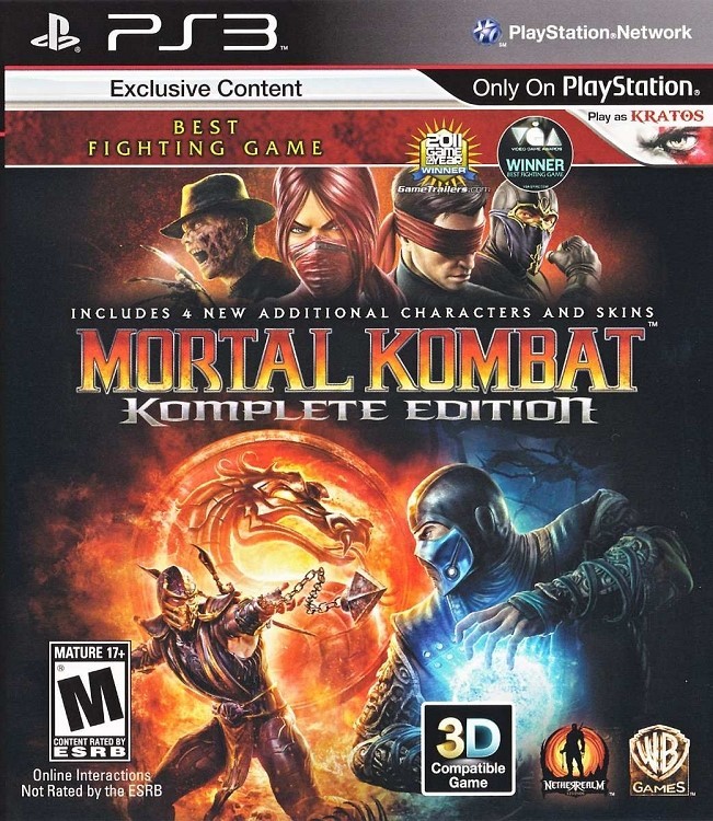 Mortal Kombat – Complete Edition – Playstation 3 Game