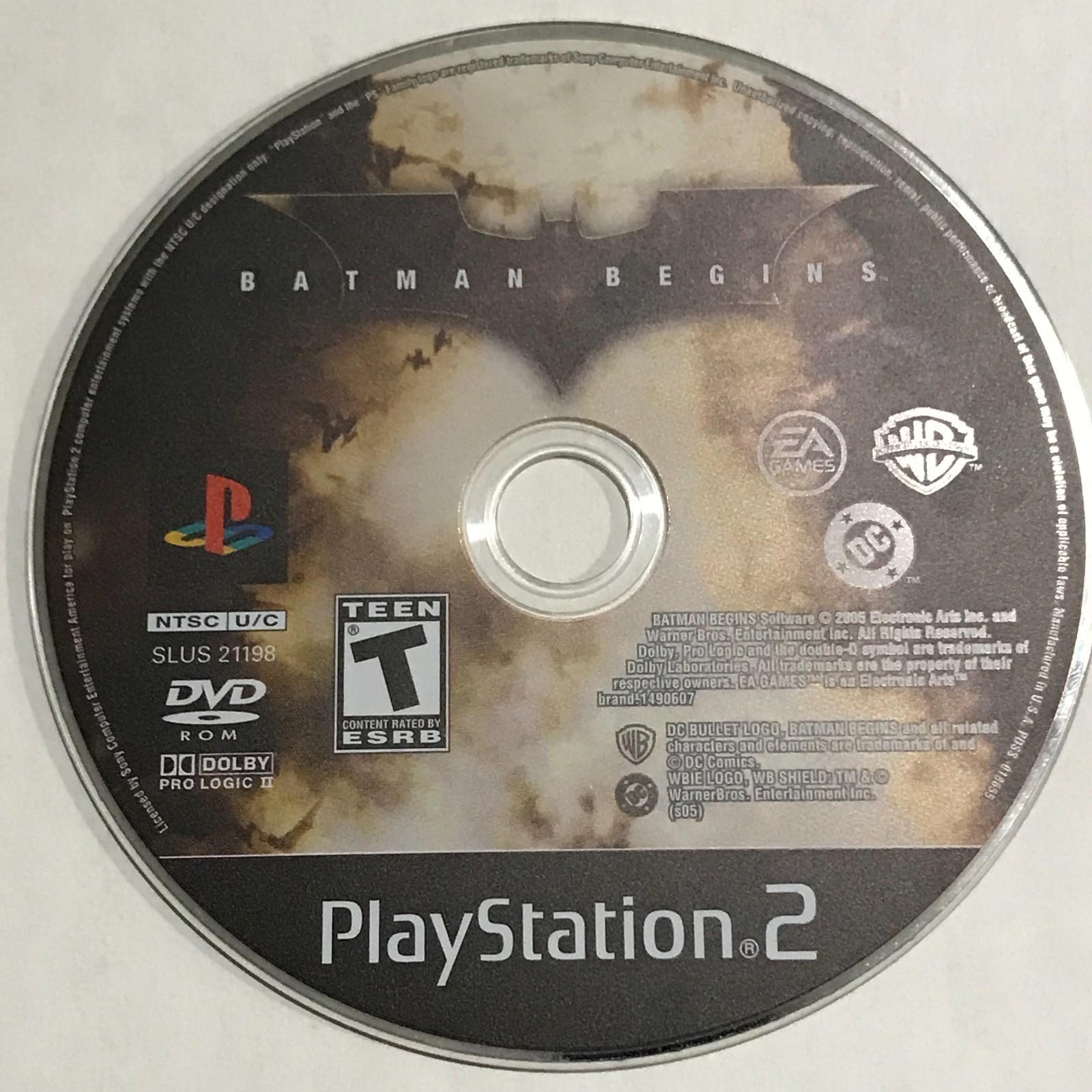 Batman Begins (Sony PlayStation 2, 2005) PS2 Tested