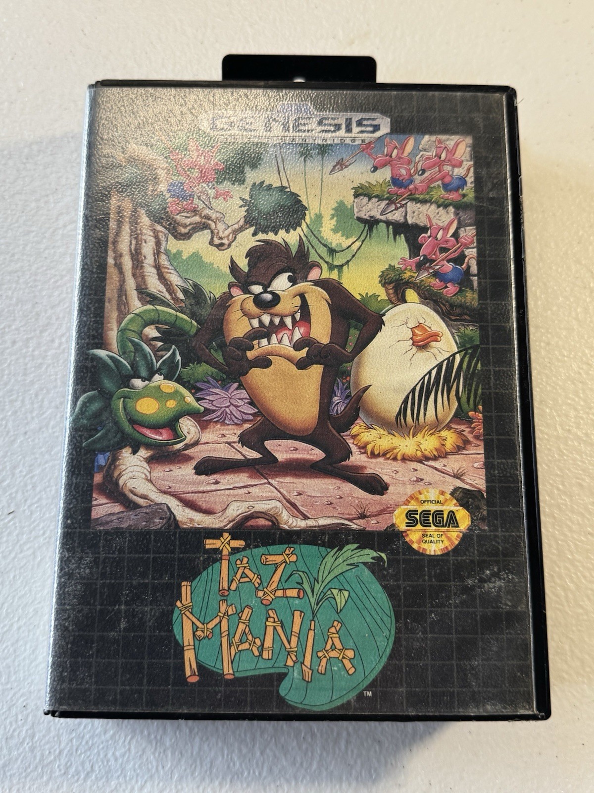 Taz-Mania CIB Complete Tested Sega Genesis Game With Manual