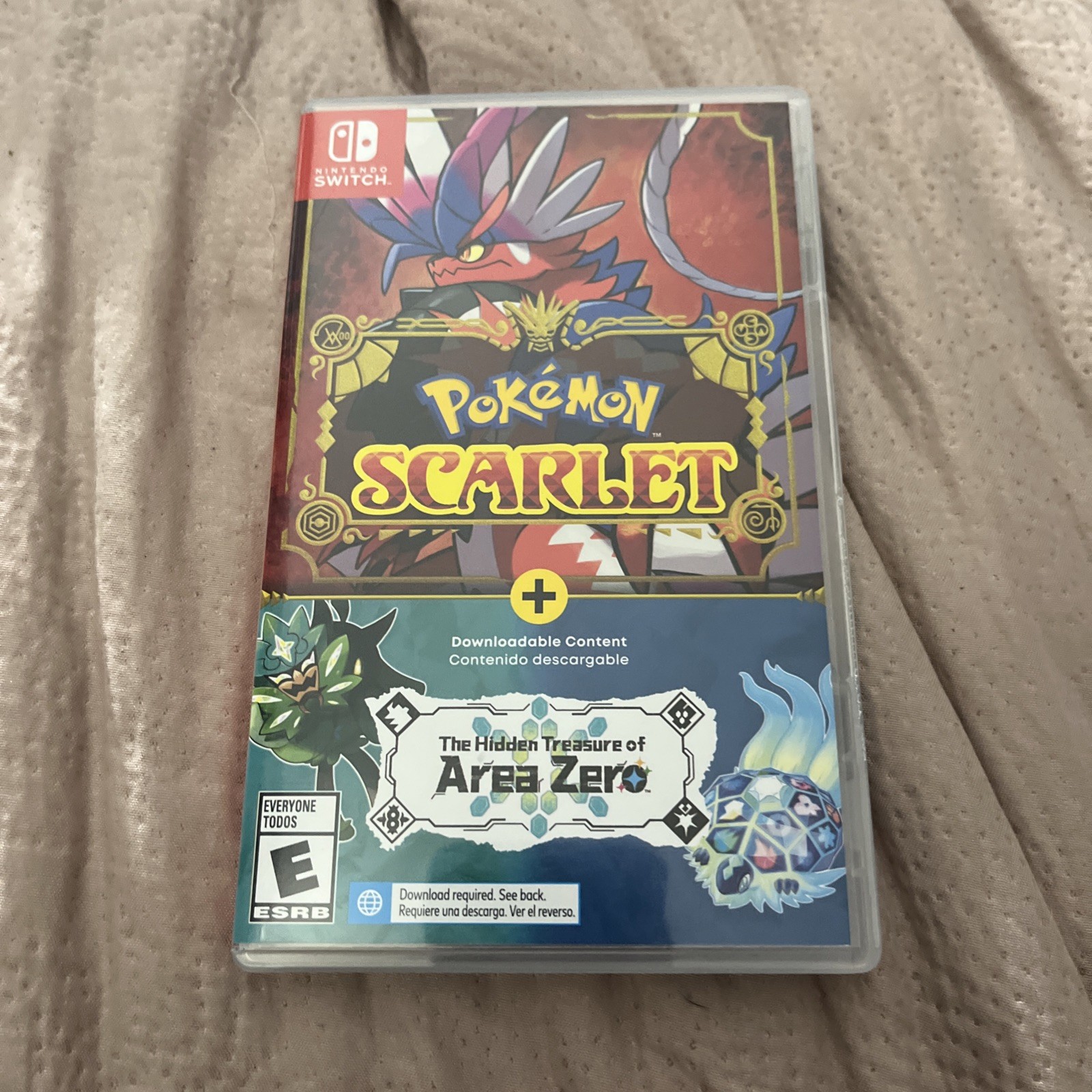 Pokemon Scarlet + The Hidden Treasure of Area Zero – Nintendo Switch – Game