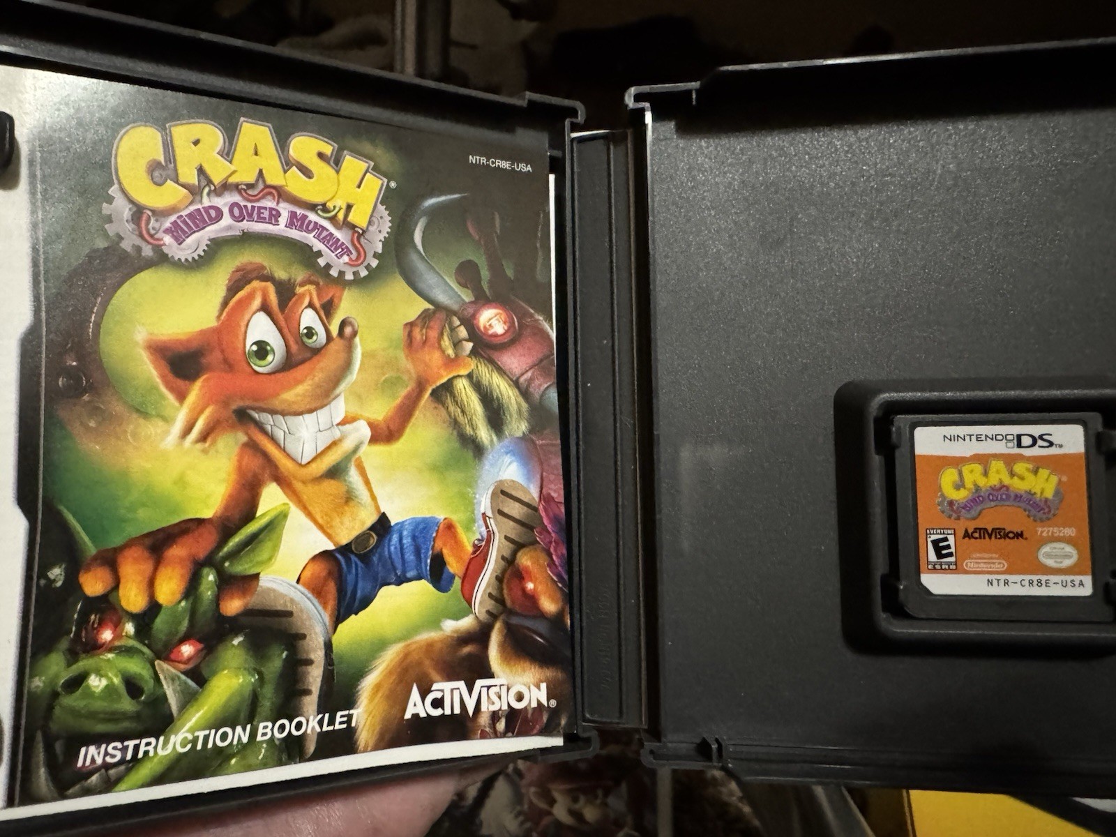 Crash Bandicoot: Mind Over Mutant Nintendo DS Game Cart