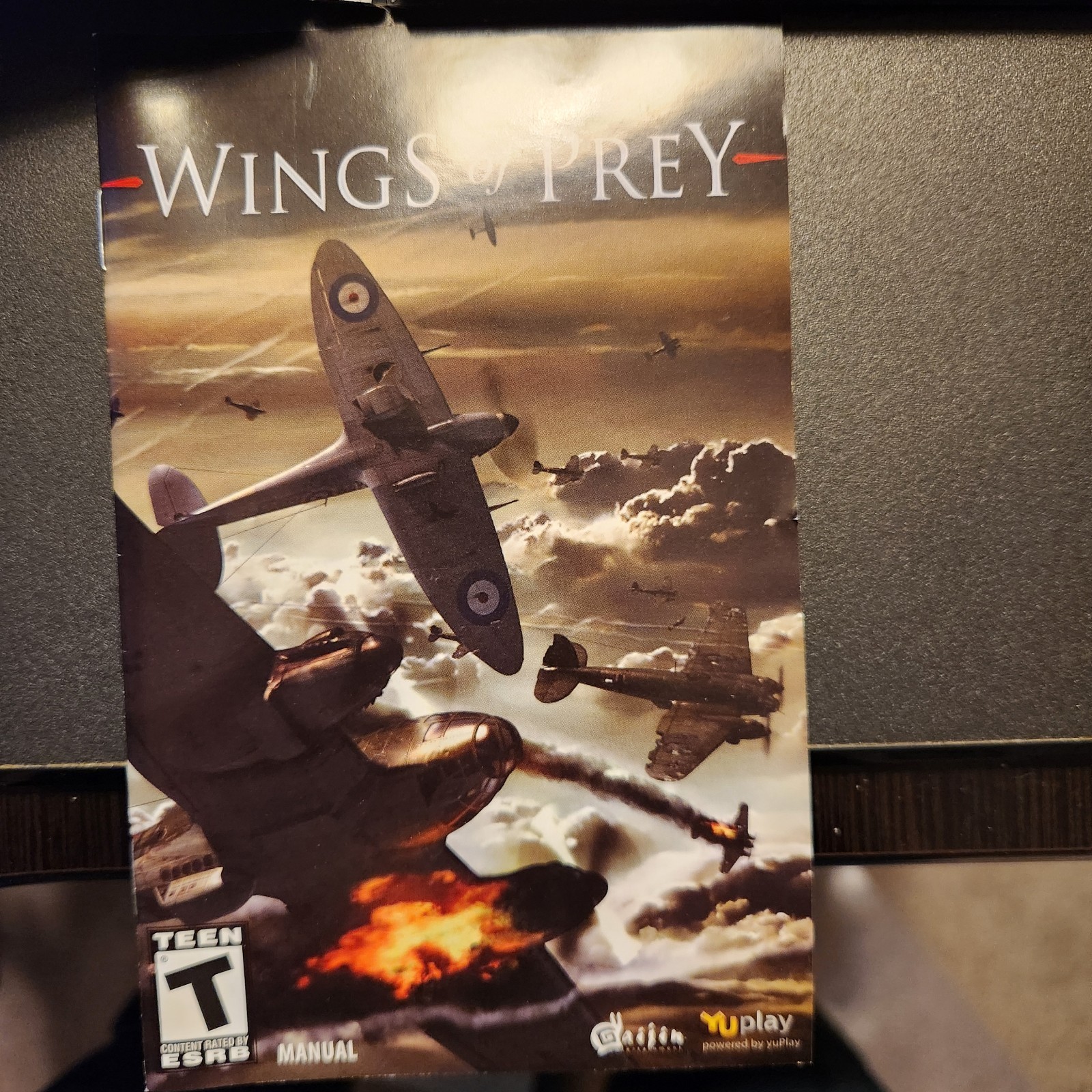 *WINGS OF PREY* WWII AIR COMBAT PC GAME, COMPLETE W/ SLIP COVER & MANUAL 2010