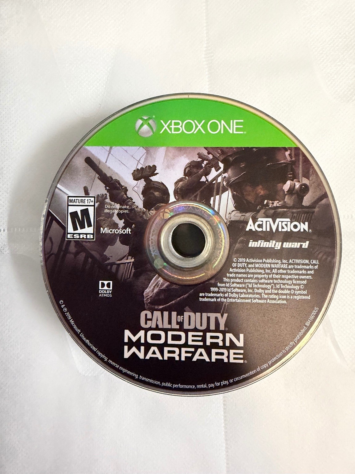 Call of Duty Modern Warfare Xbox One Video Game FPS Multiplayer