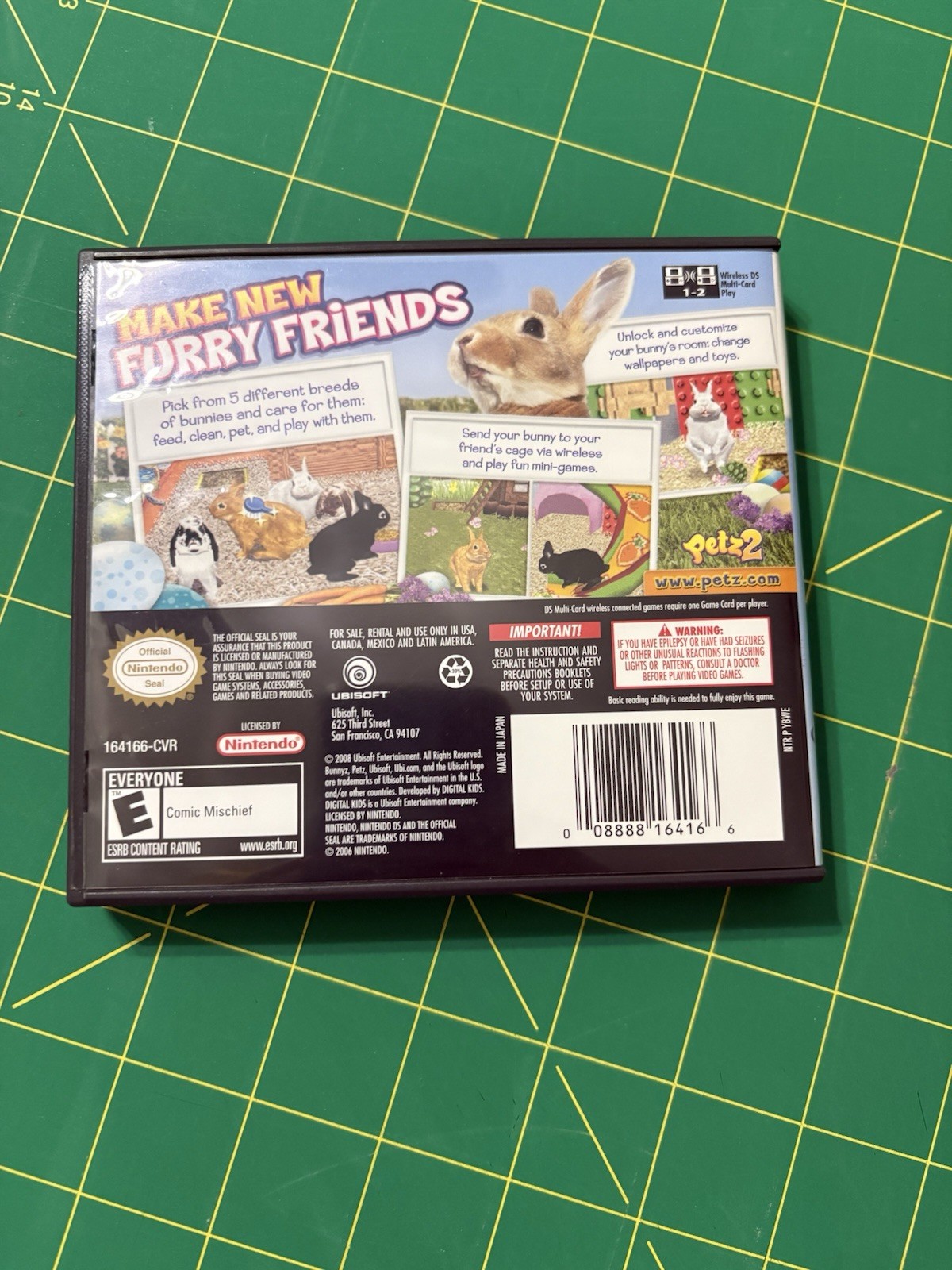 Petz Bunnyz Virtual Pet for Nintendo DS DSI 3DS 2DS