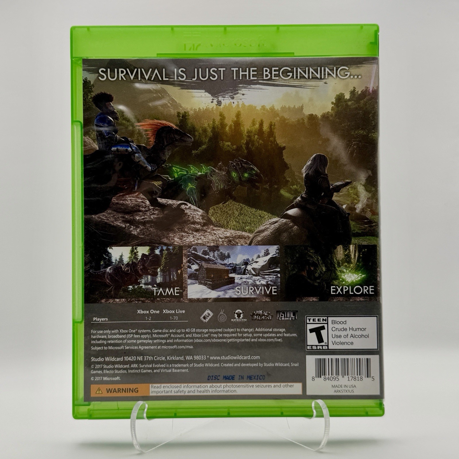 Studio Wildcard Ark: Survival Evolved – Xbox One (Preowned) **Read Description**