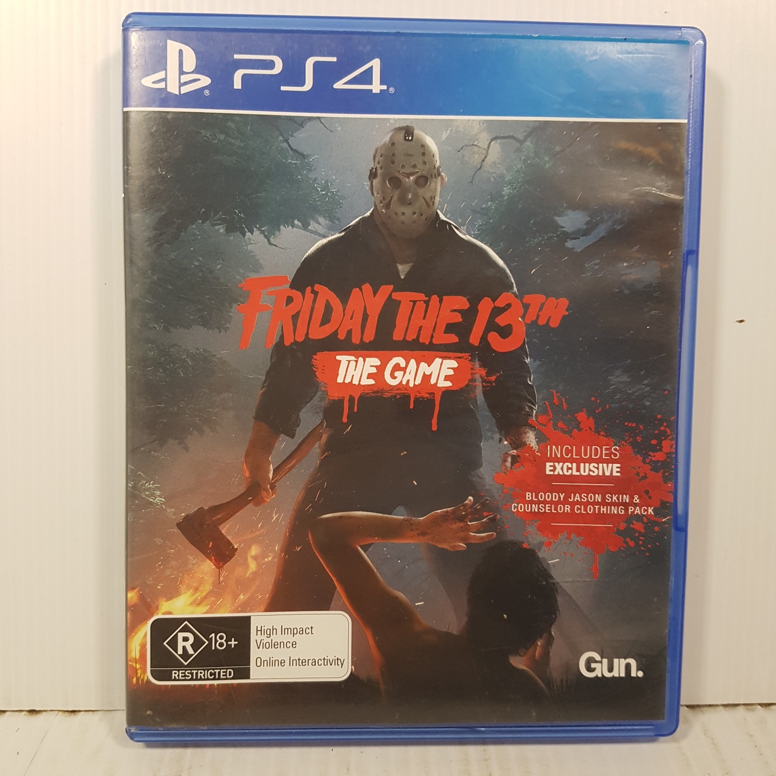 Friday the 13th: The game (Ps4, 2017, R18+) Gun media Complete