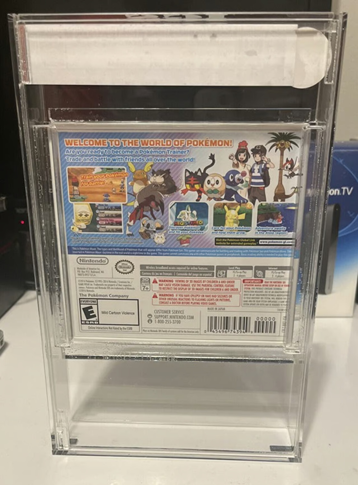 Pokémon Moon Nintendo 3DS Sealed IGS Graded 10 / 9.5 Epic Gem
