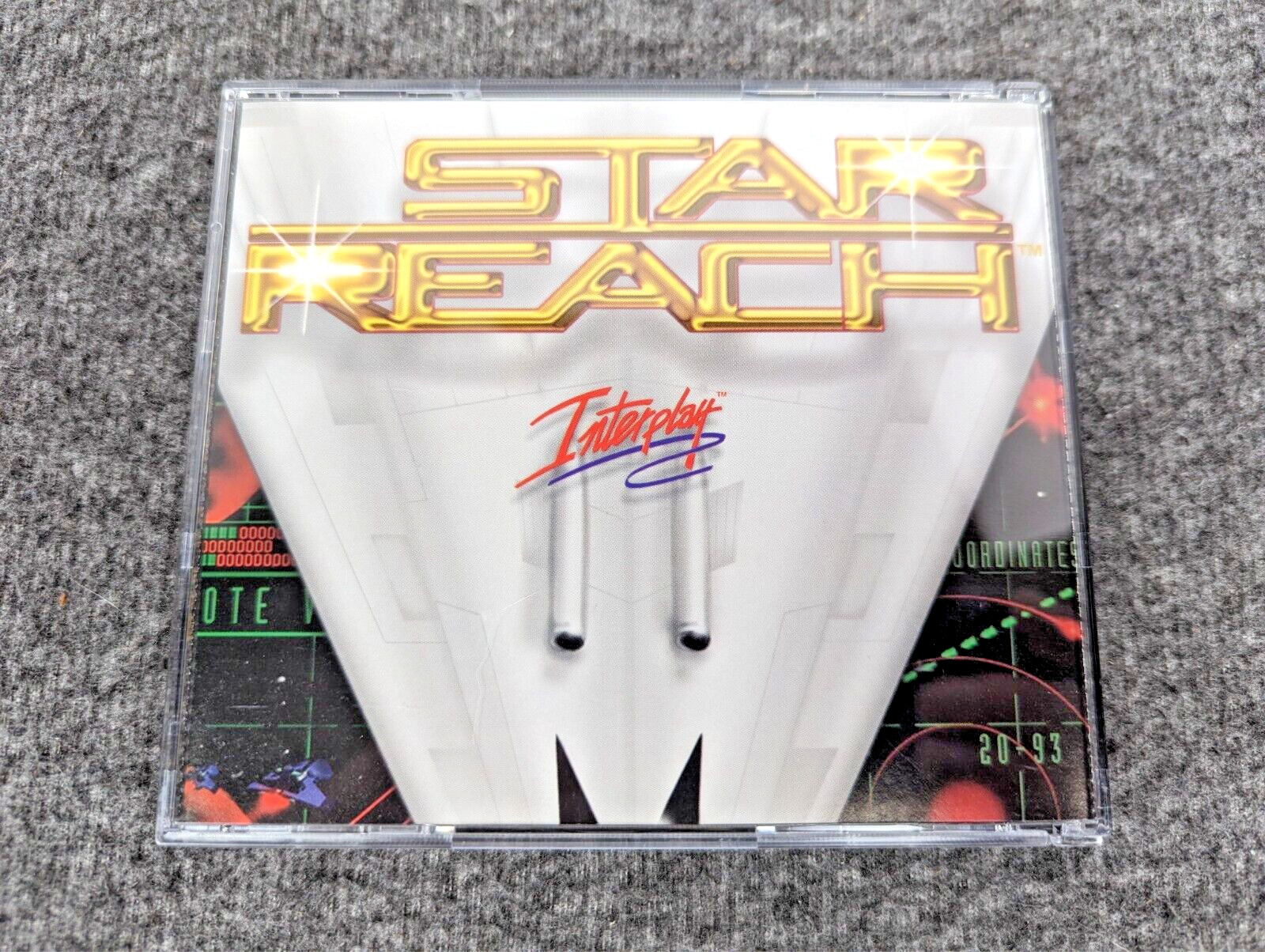 CIB Star Reach Big Box IBM PC CD-ROM (1994) Complete Rare HTF DOS Version – EUC
