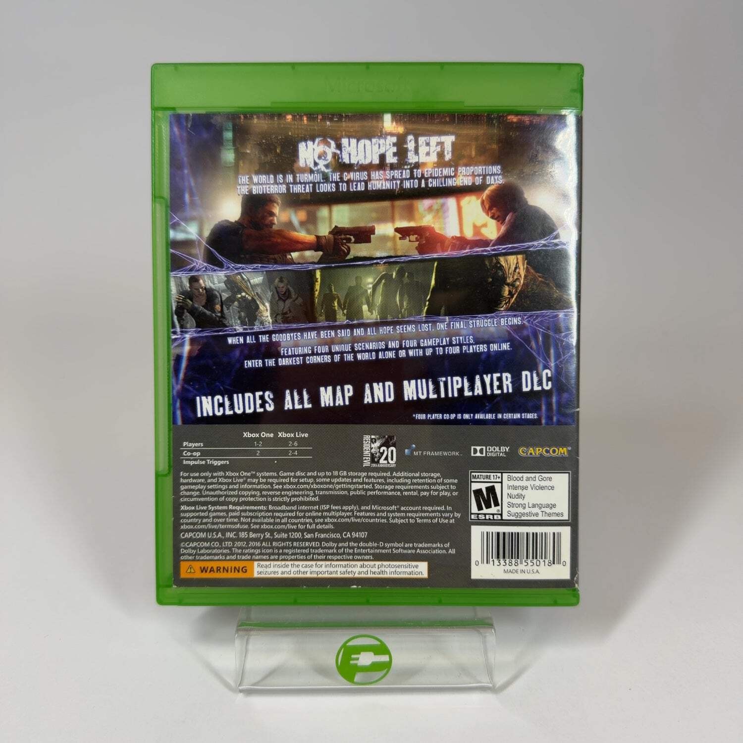Resident Evil 6 (Microsoft Xbox One, 2016)