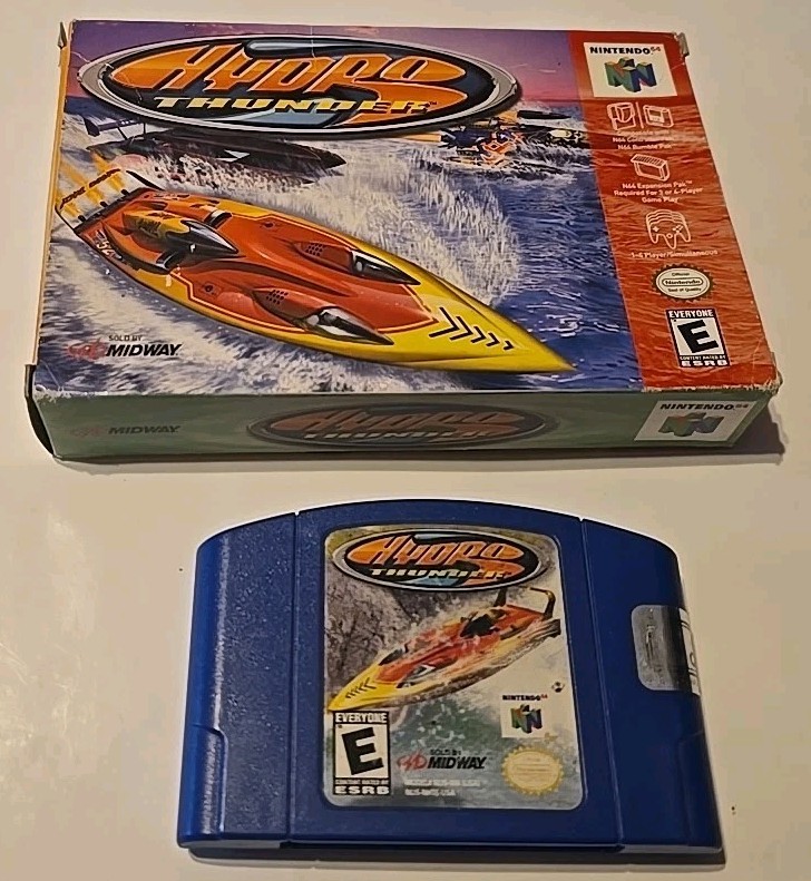 Hydro Thunder (Nintendo 64 N64, 2000) Tested With Box