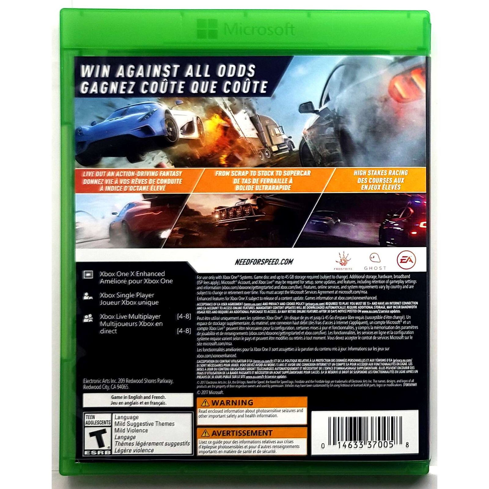 Need For Speed Payback – Microsoft Xbox One Pristine Tested 1Y Guarantee