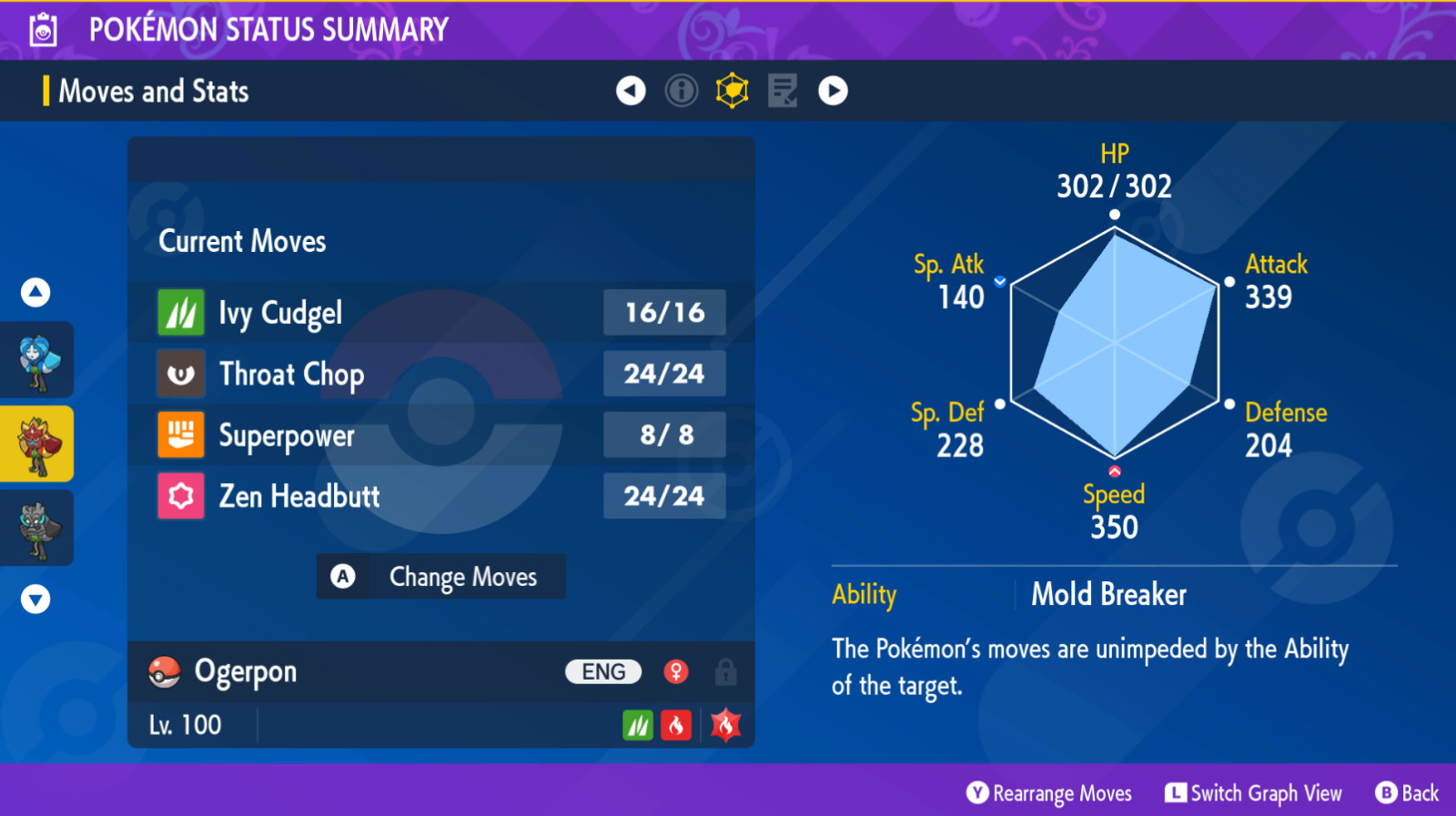 ✨ 6IV ALL 4 OGERPON ✨ POKEMON SCARLET & VIOLET EV BATTLE READY 🚀SENTFAST 4 PACK