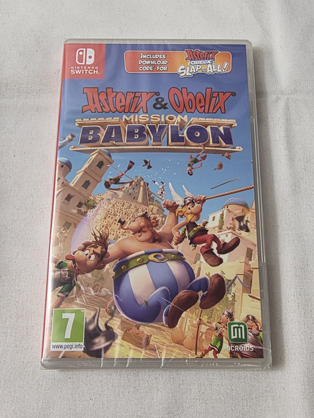 ASTERIX & OBELIX – MISSION BABYLON – Very Rare – Sealed- Switch PAL ES- Us Selle