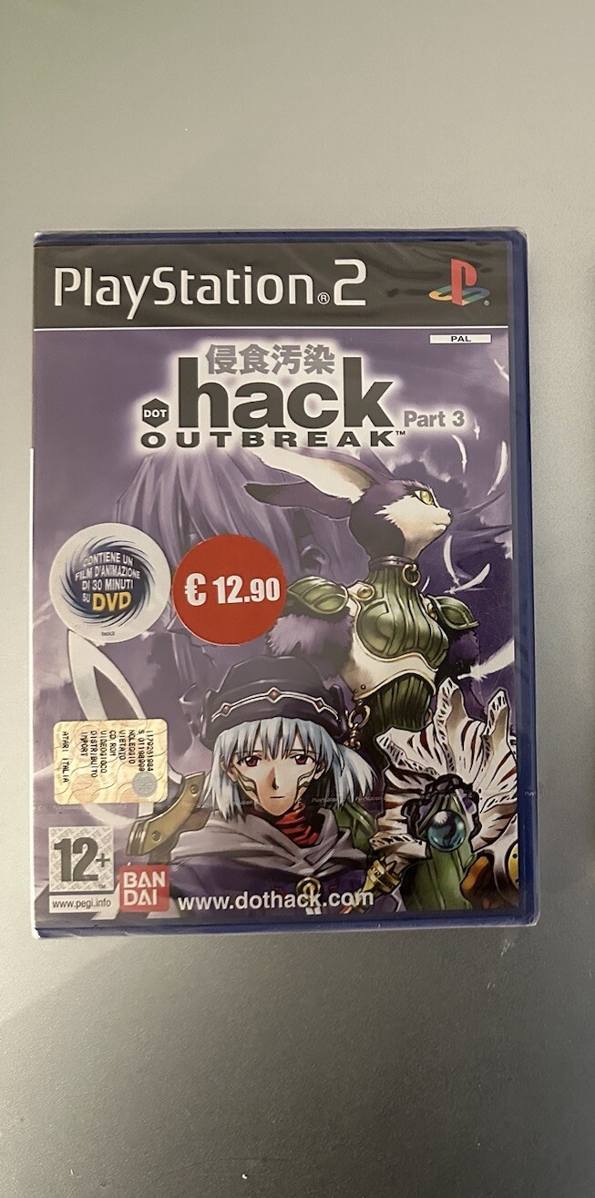 HACK OUTBREAK PART 3 PLAYSTATION 2 PAL NEW SEALED