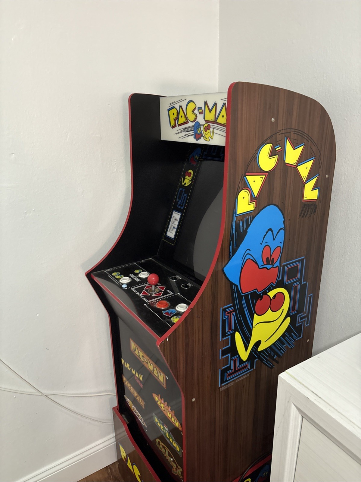 One Pac-Man Machine, Three Years Old 5 Foot Good Condition And Six Games. ￼