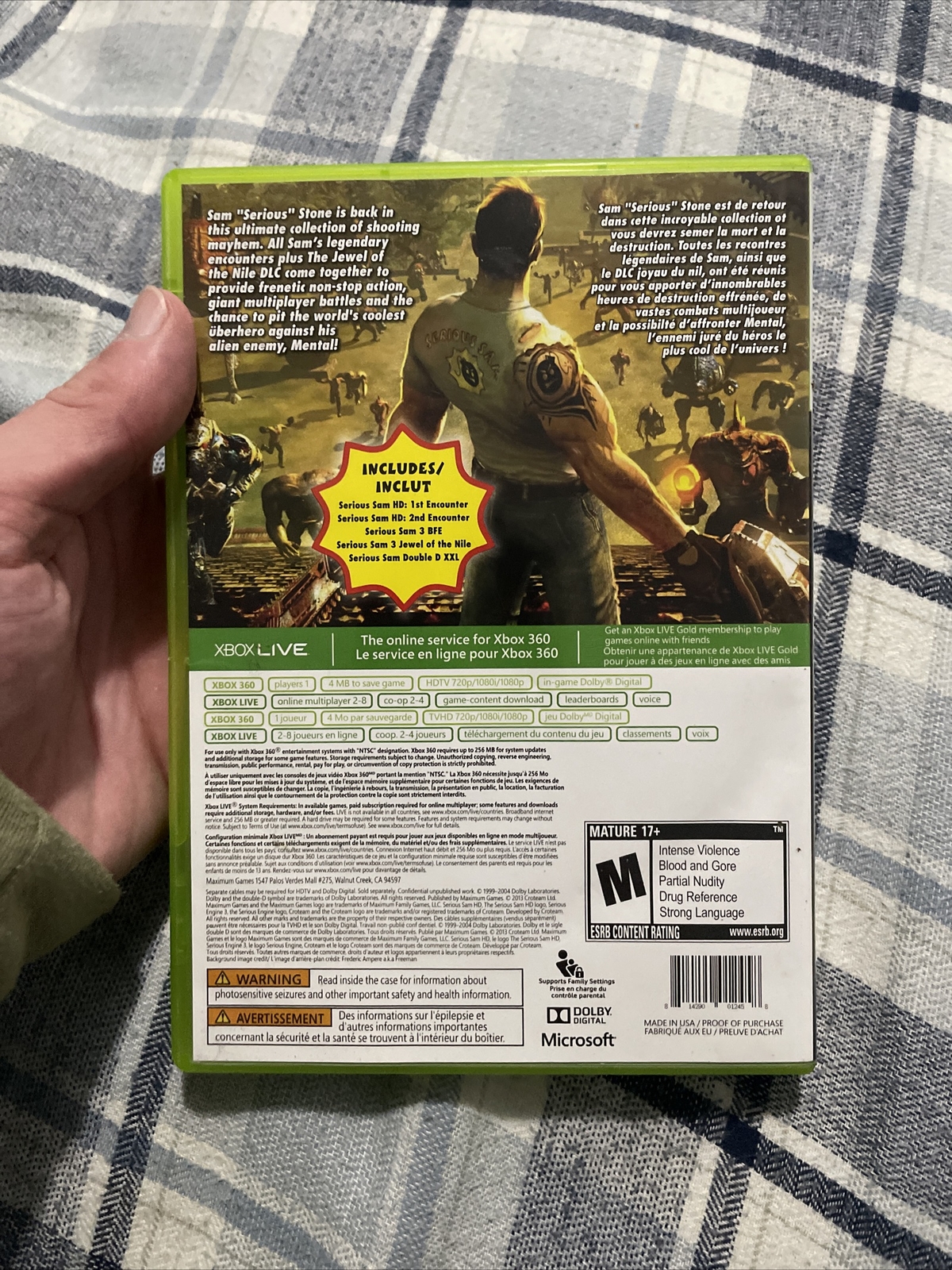 Serious Sam Collection (Microsoft Xbox 360, 2013)