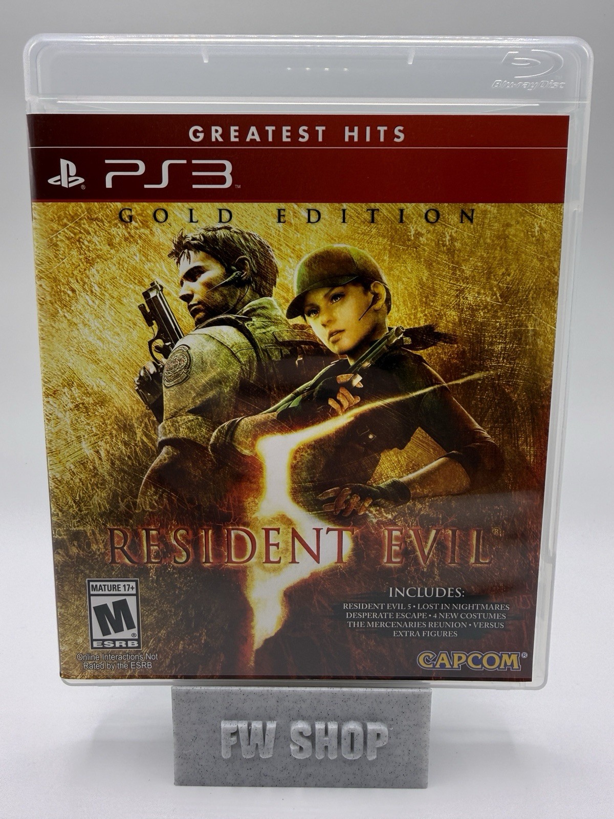 Resident Evil 5 Gold Edition Greatest Hits Sony Playstation 3 PS3 Mature 17+