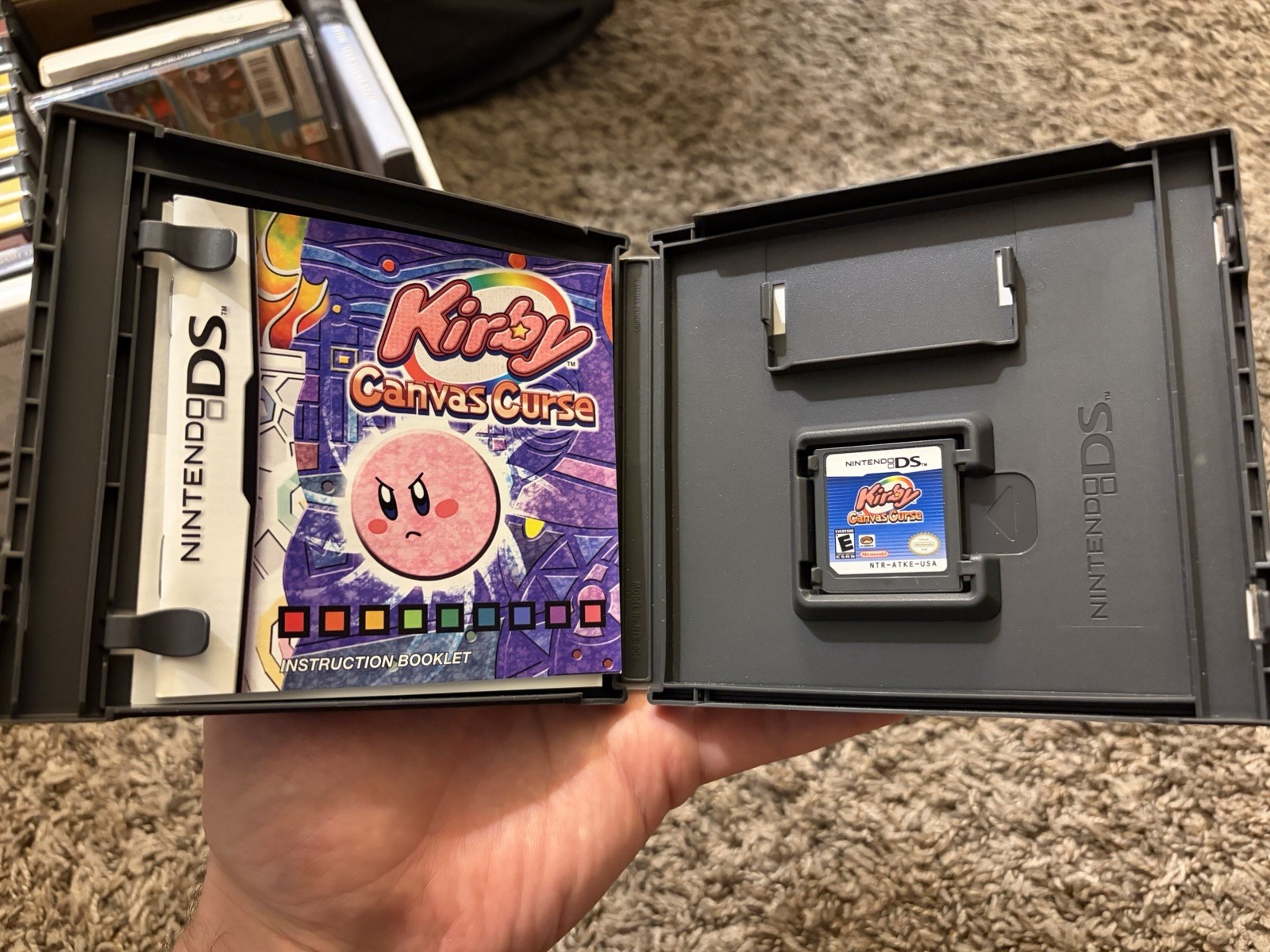 Kirby: Canvas Curse (Nintendo DS, 2005) CIB w/ Manual, Tested+ Clean