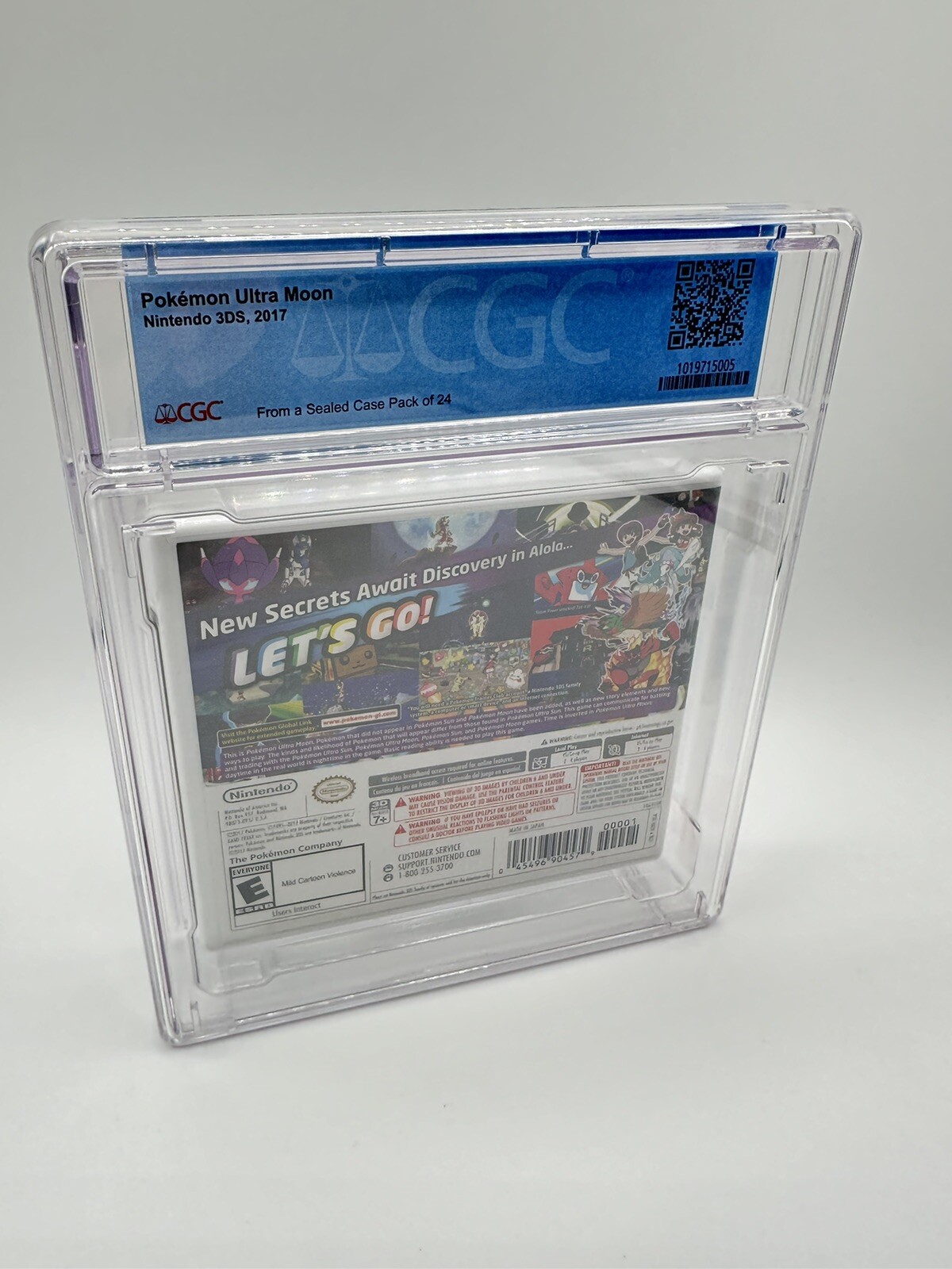 Pokémon Ultra Moon – Nintendo 3DS – CGC 9.9 A++ SEALED Graded – US Version