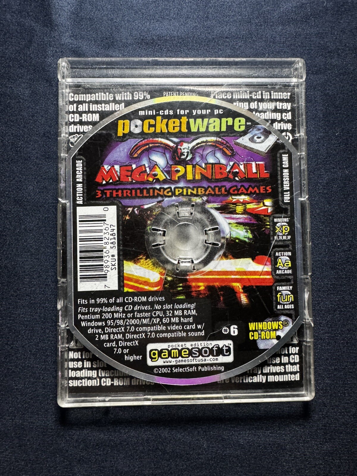 Mega Pinball 3 Thrilling Pinball Games – Pocketware Mini-CDs For Your PC Compute