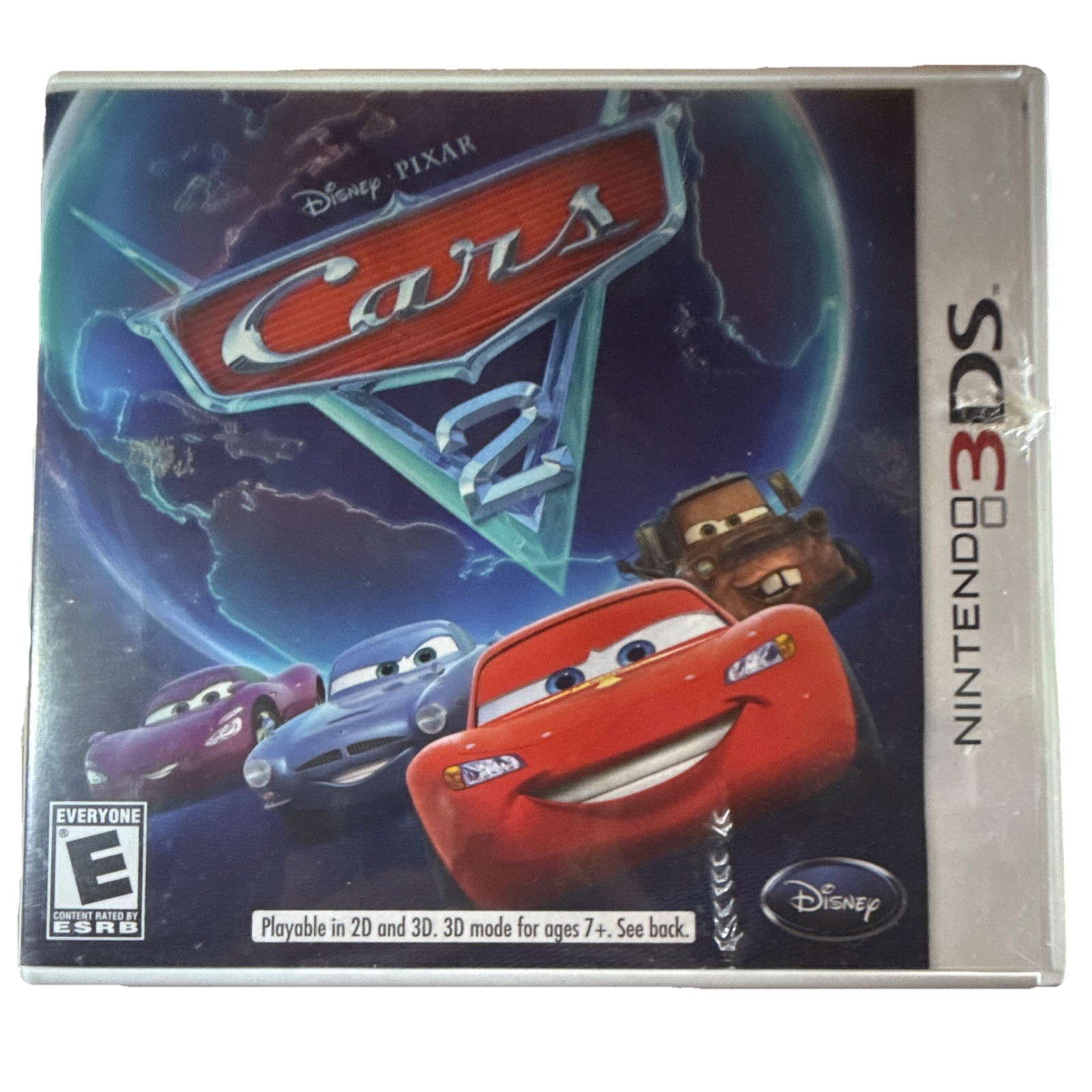 Disney Interactive Studios Cars 2 Nintendo 3DS w/ Case Manual E NTSC-U/C 2011