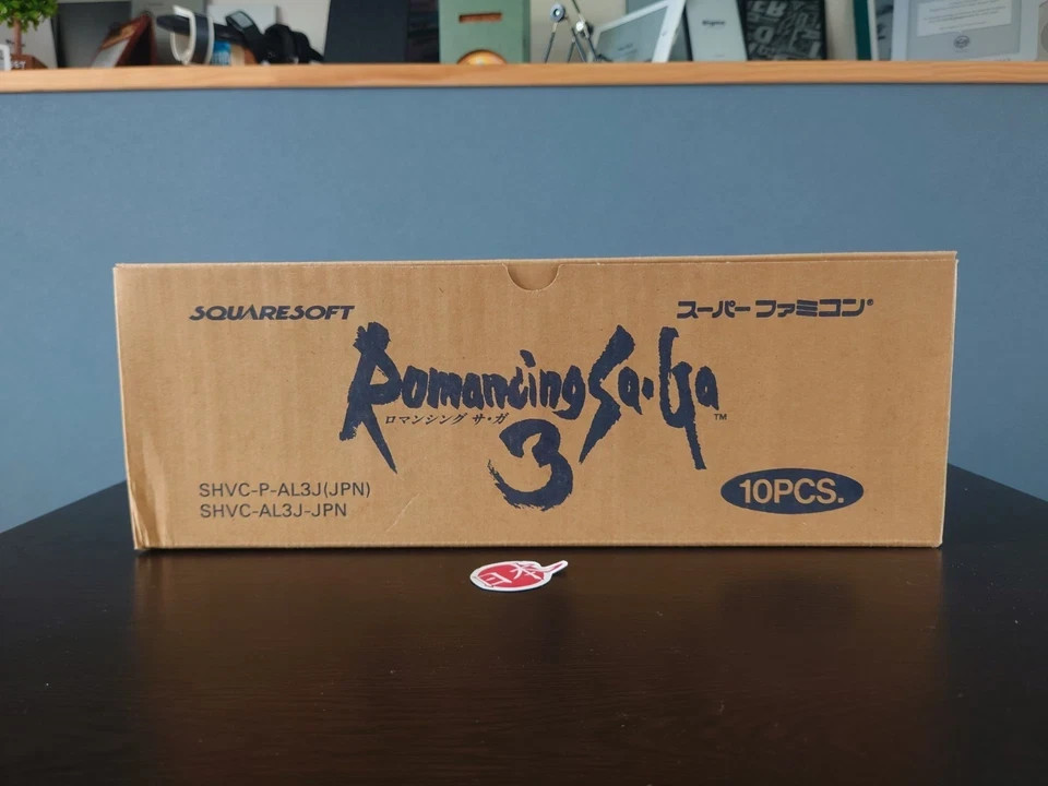 NEW Romancing Saga 3 10-Piece OEM Retail BOX Super Nintendo SNES Super Famicom
